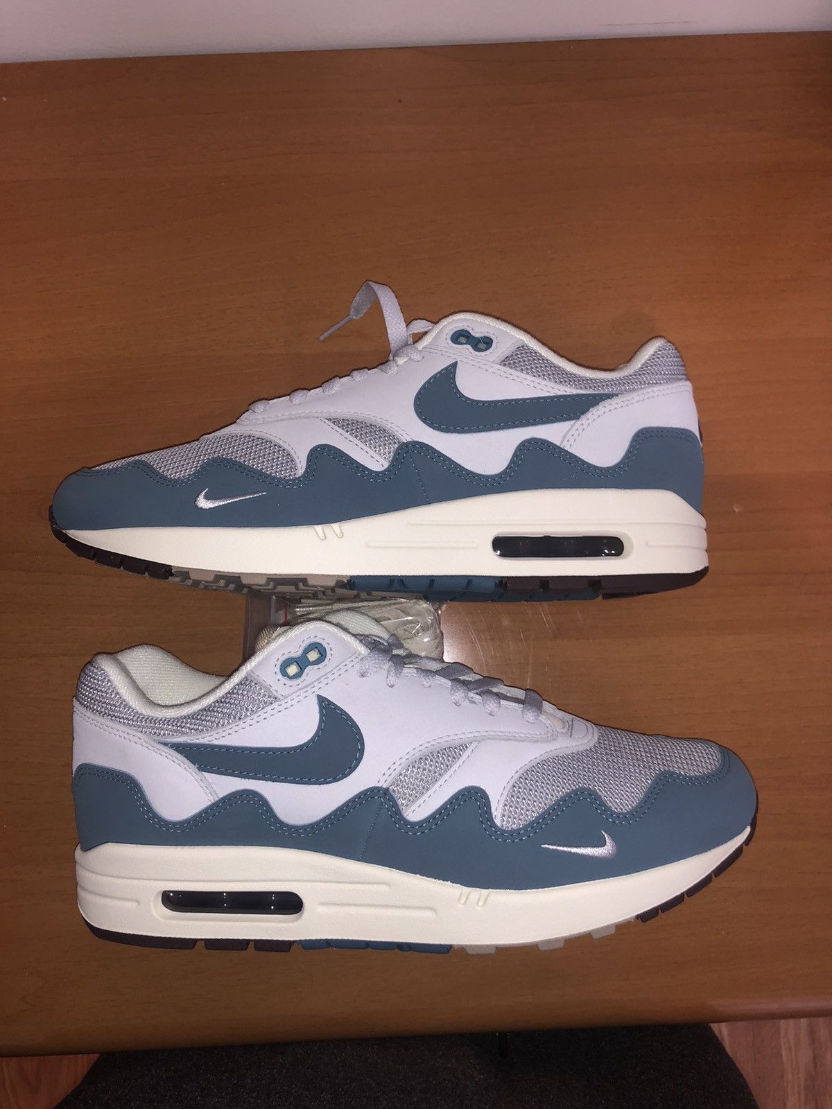 Nike × Patta Nike Air Max 1 Patta Waves Noise Aqua (with bracelet) Size US 9 / EU 42 - 7 Thumbnail