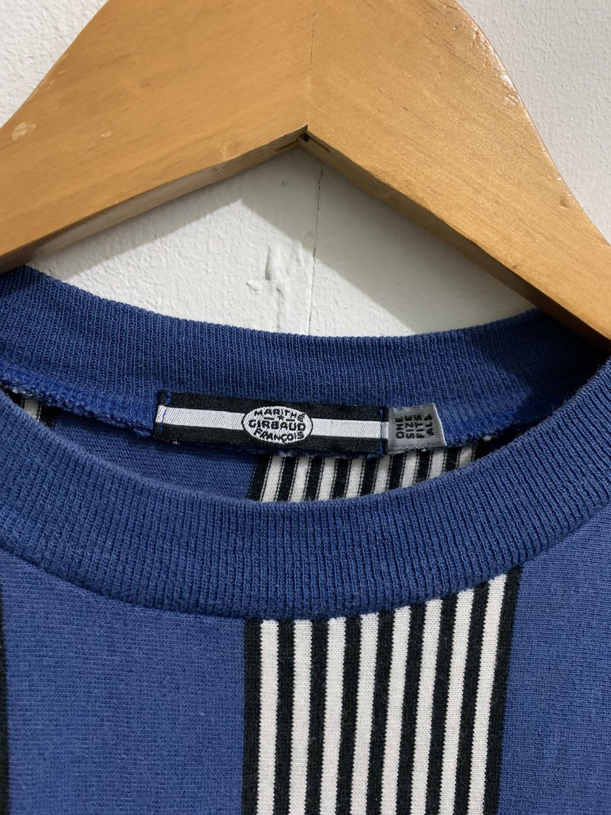 Marithe + Francois Girbaud 90s MFG Stripes Tshirt Size US XL / EU 56 / 4 - 5 Thumbnail