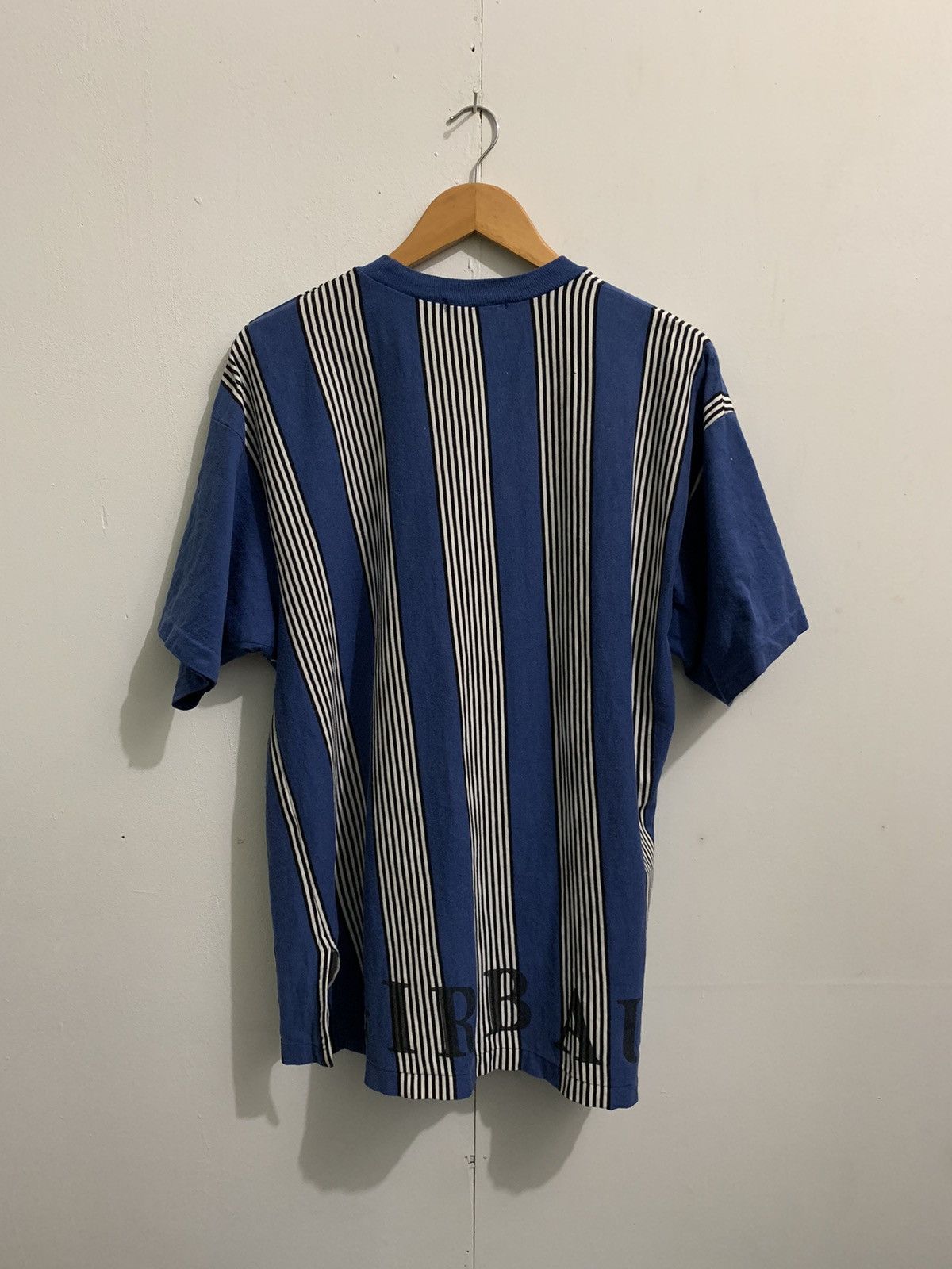 Marithe + Francois Girbaud 90s MFG Stripes Tshirt Size US XL / EU 56 / 4 - 2 Thumbnail