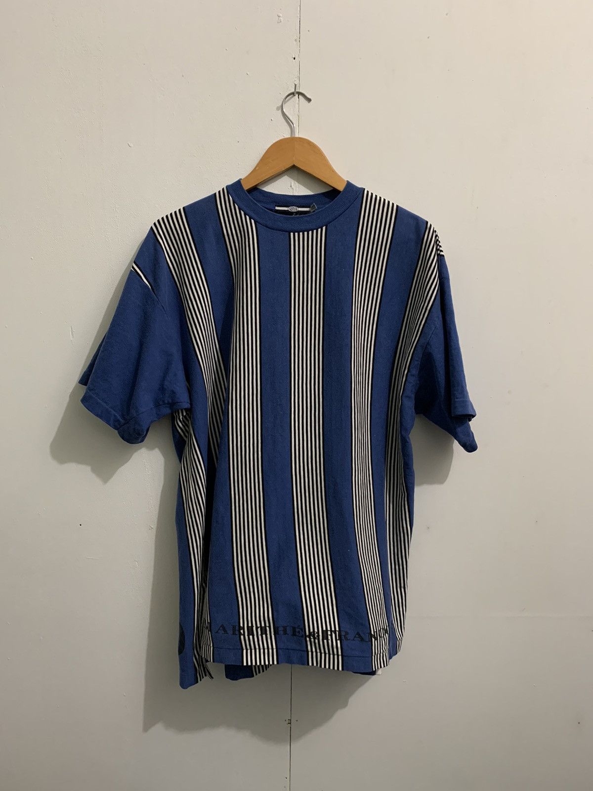 Marithe + Francois Girbaud 90s MFG Stripes Tshirt Size US XL / EU 56 / 4 - 1 Thumbnail