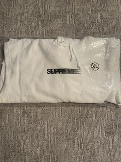 Supreme Motion Logo Hoodie White | Grailed