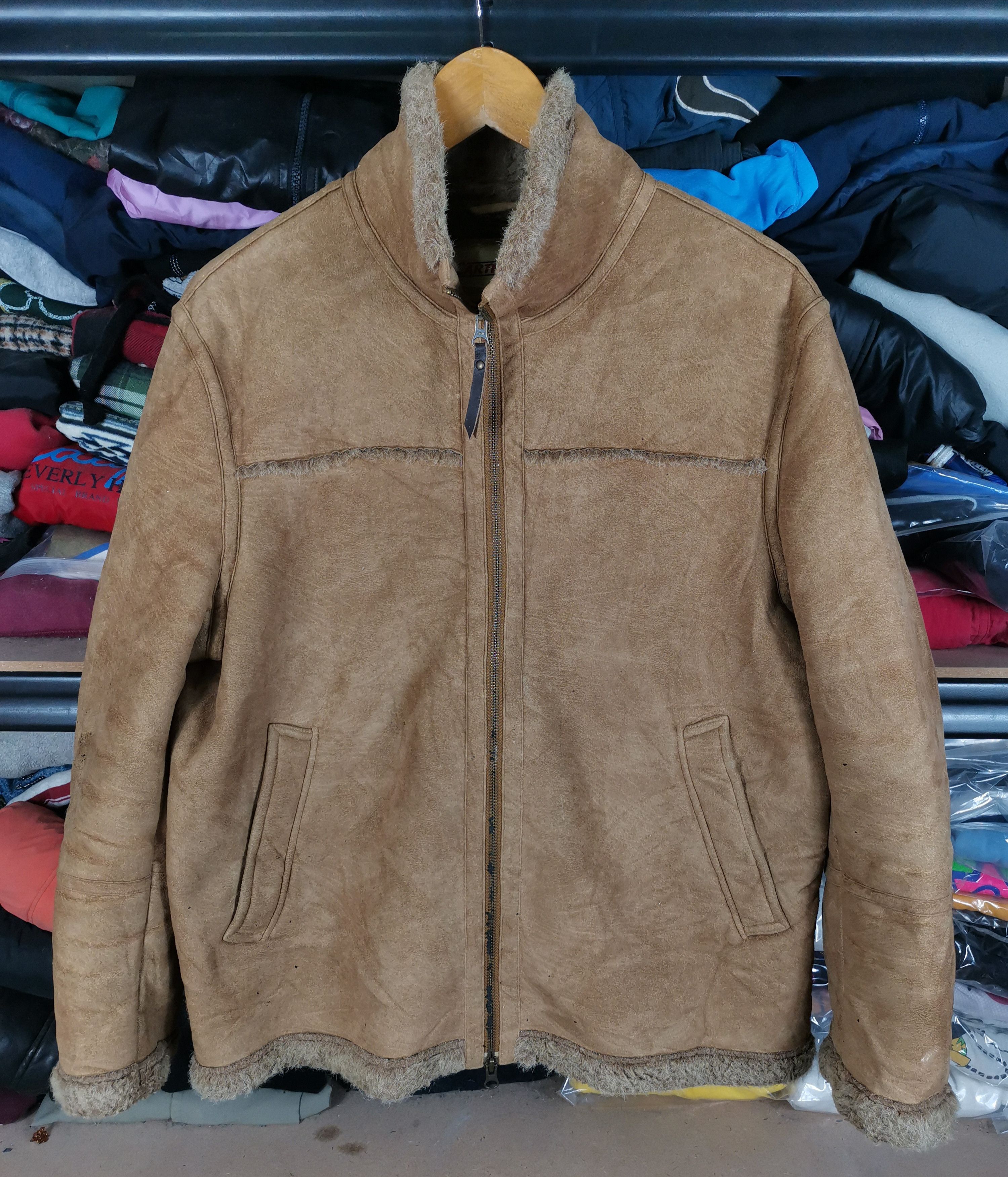 Vintage Vintage Carter's Fur Shearling Jacket Size US M / EU 48-50 / 2 - 1 Thumbnail