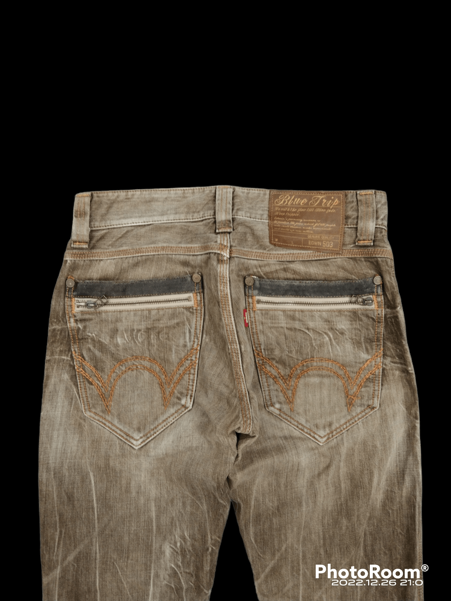 Edwin SUPER SICK WASHED BROWN EDWIN DENIM PANTS Size US 31 - 4 Thumbnail