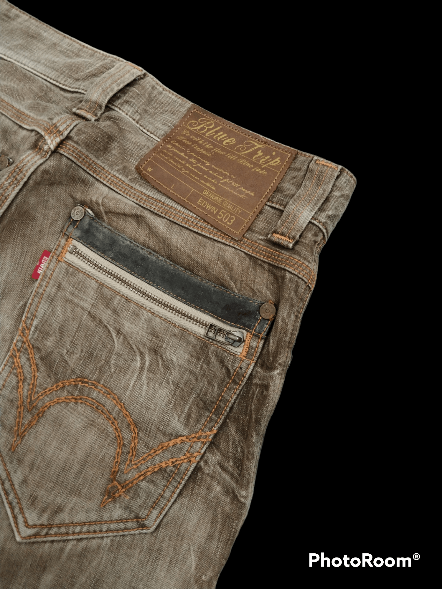 Edwin SUPER SICK WASHED BROWN EDWIN DENIM PANTS Size US 31 - 6 Thumbnail