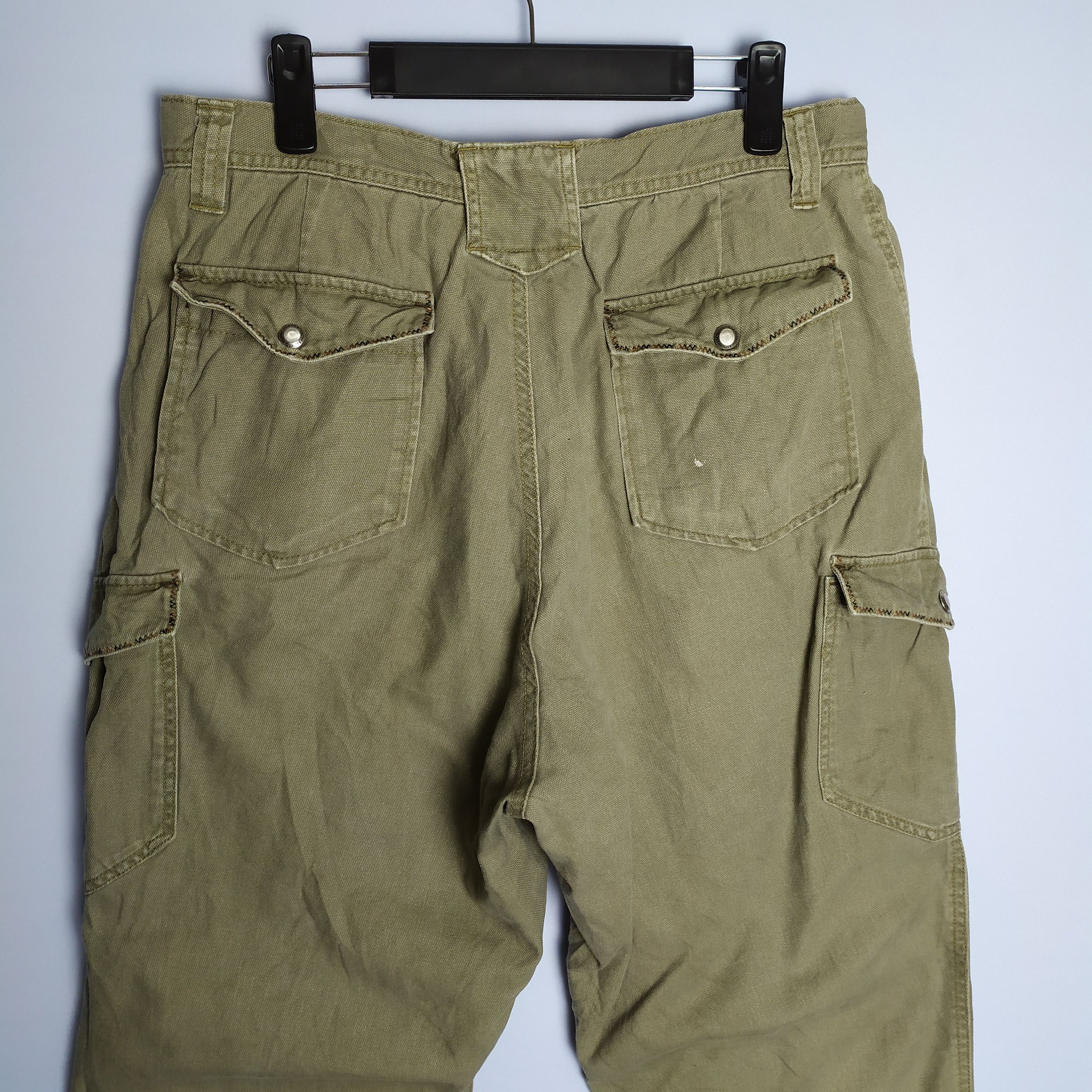 If Six Was Nine × Japanese Brand GIN WASHI CARGO PANTS MULTIPOCKET TACTICAL Size US 32 / EU 48 - 13 Thumbnail