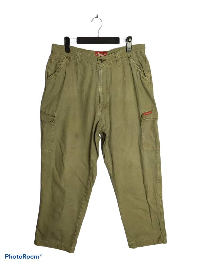 If Six Was Nine × Japanese Brand GIN WASHI CARGO PANTS MULTIPOCKET TACTICAL Size US 32 / EU 48 - 1 Thumbnail