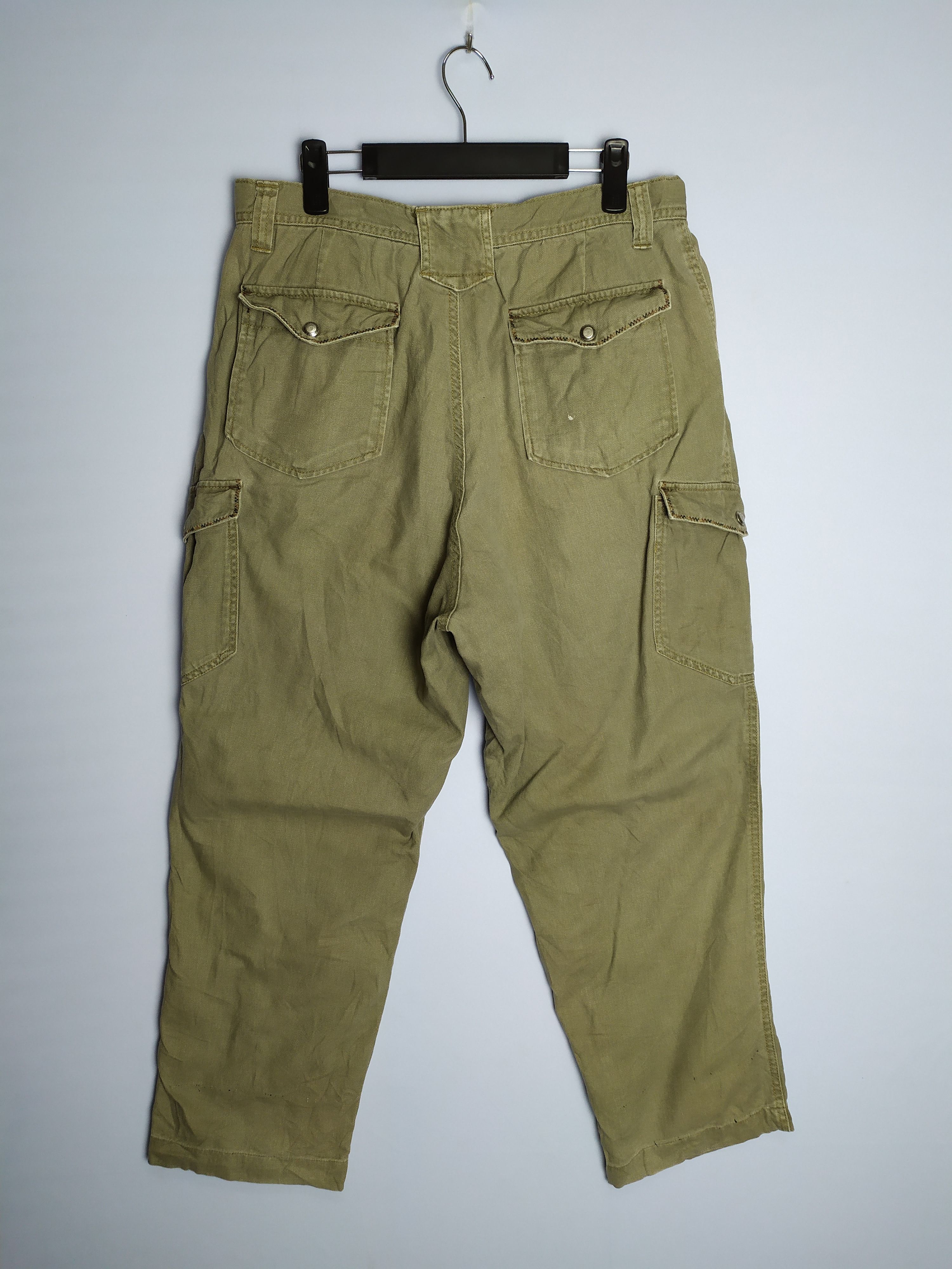 If Six Was Nine × Japanese Brand GIN WASHI CARGO PANTS MULTIPOCKET TACTICAL Size US 32 / EU 48 - 12 Thumbnail