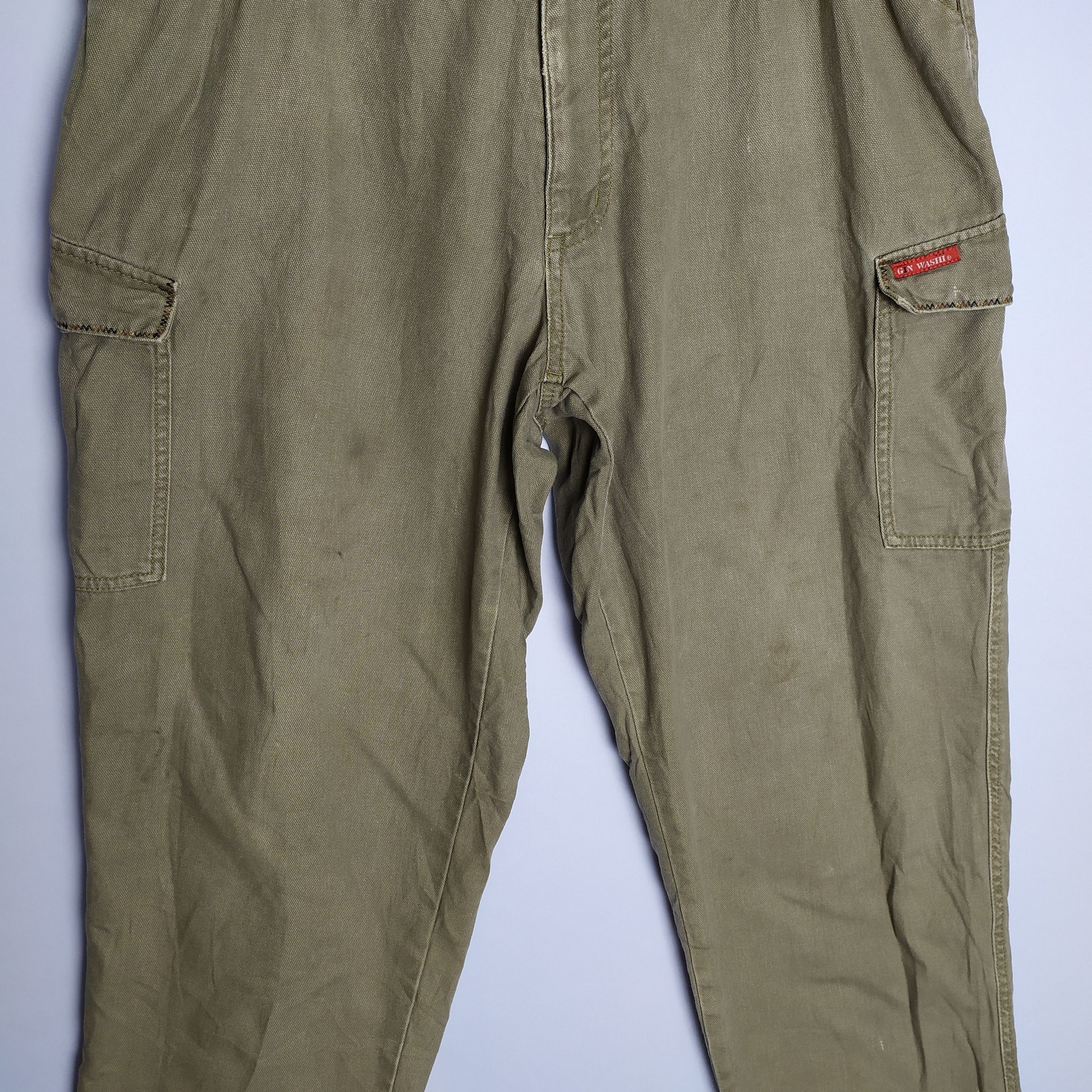 If Six Was Nine × Japanese Brand GIN WASHI CARGO PANTS MULTIPOCKET TACTICAL Size US 32 / EU 48 - 6 Thumbnail