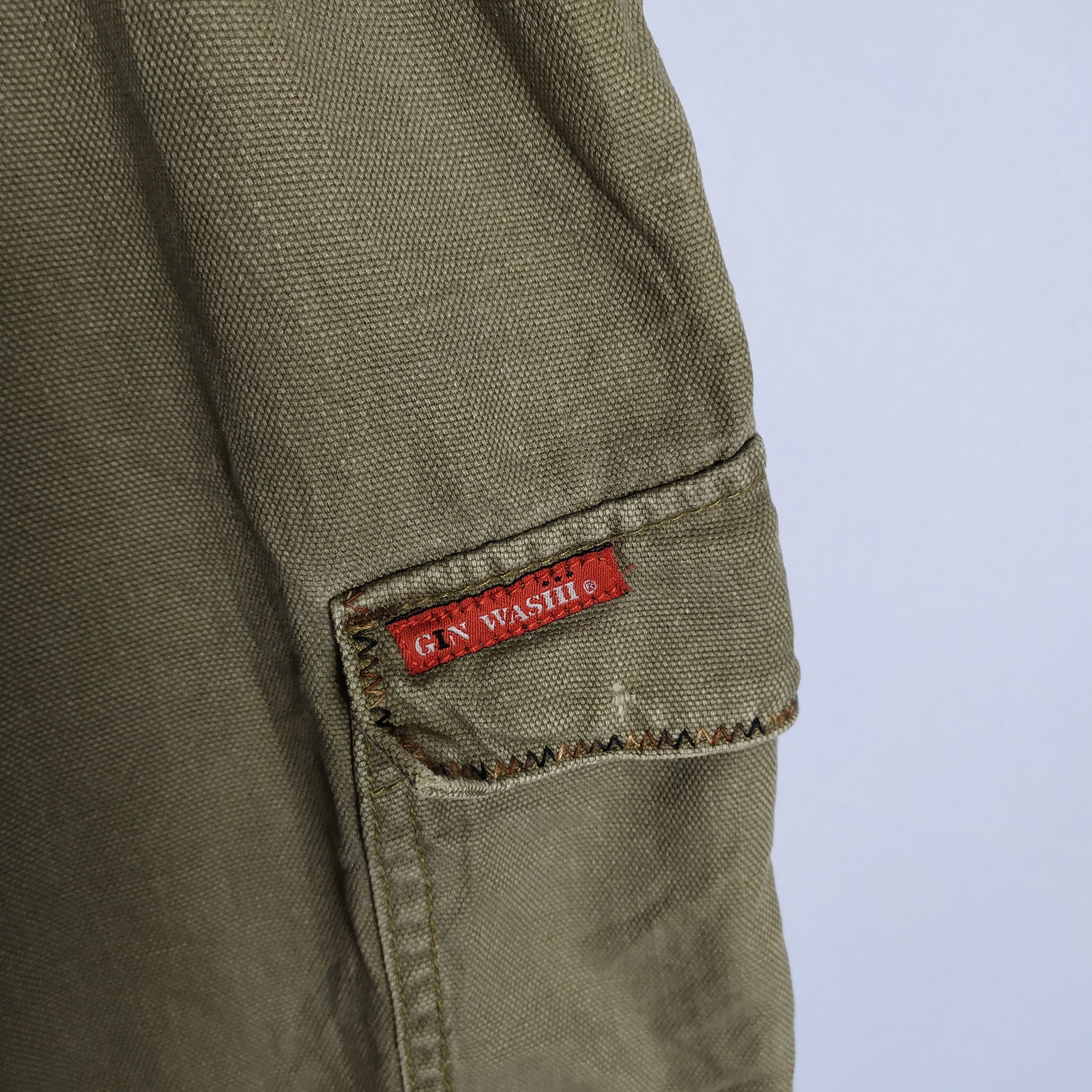 If Six Was Nine × Japanese Brand GIN WASHI CARGO PANTS MULTIPOCKET TACTICAL Size US 32 / EU 48 - 7 Thumbnail