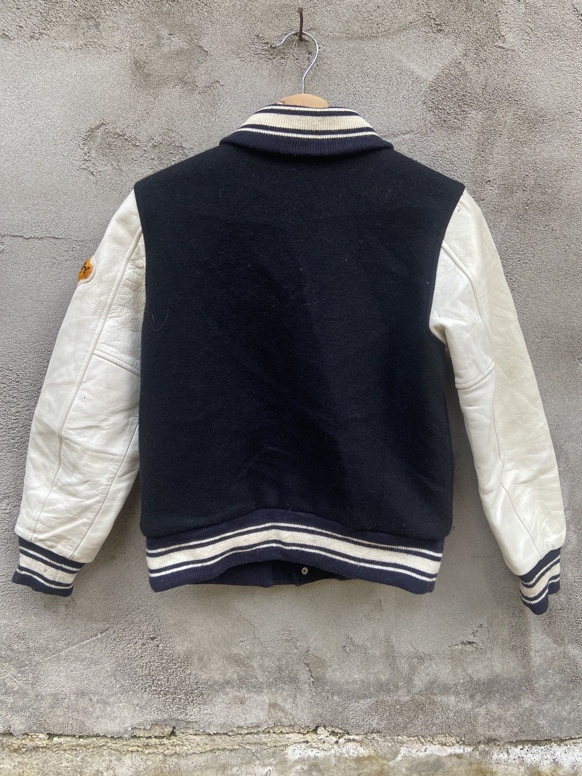 Japanese Brand × Vintage Vintage Ozone Community Letterman Varsity Jacket Size US S / EU 44-46 / 1 - 2 Thumbnail