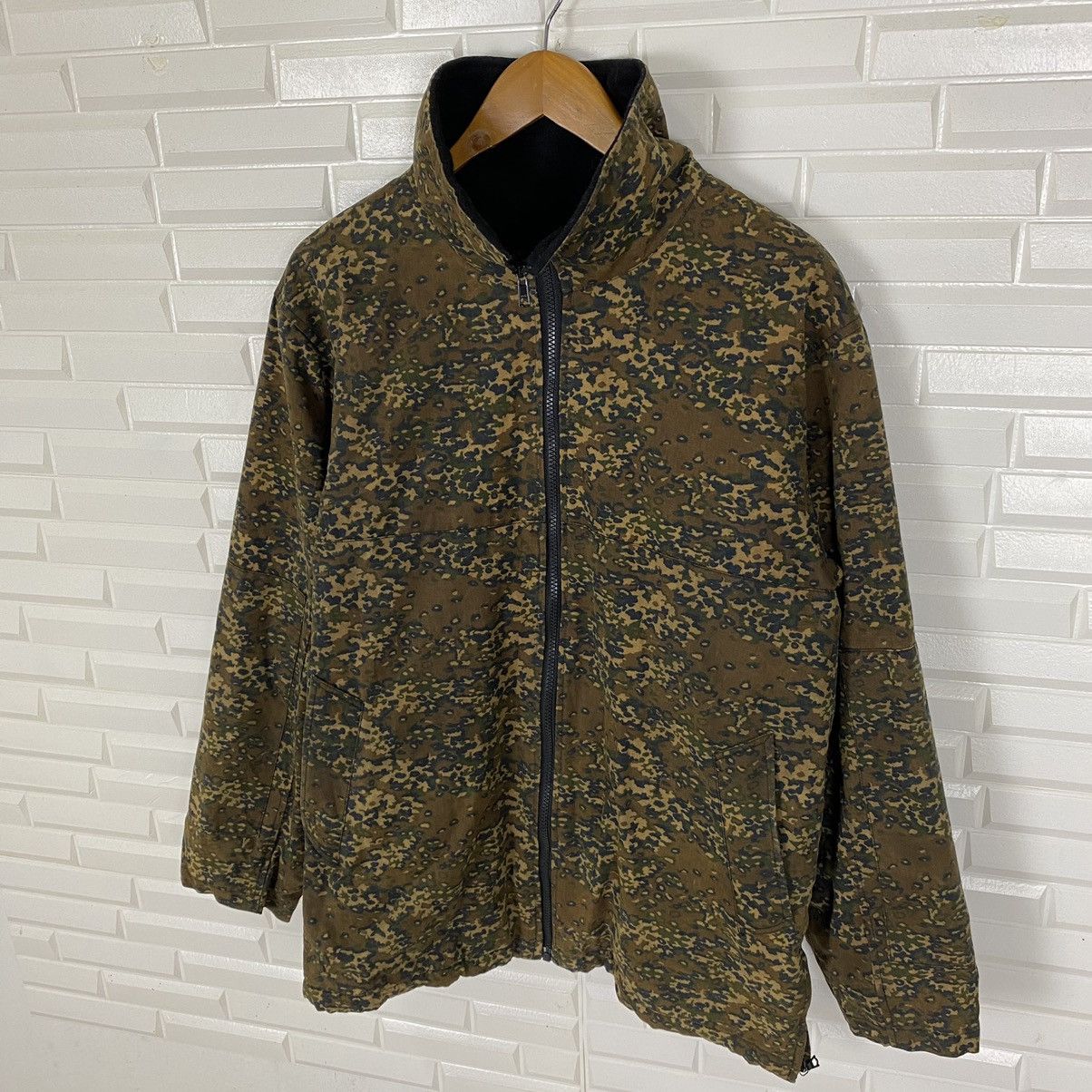 A.P.C. 💥RARE!! A.P.C CAMO CHIP MILITARY STYLE WAX JACKET Size US M / EU 48-50 / 2 - 3 Thumbnail