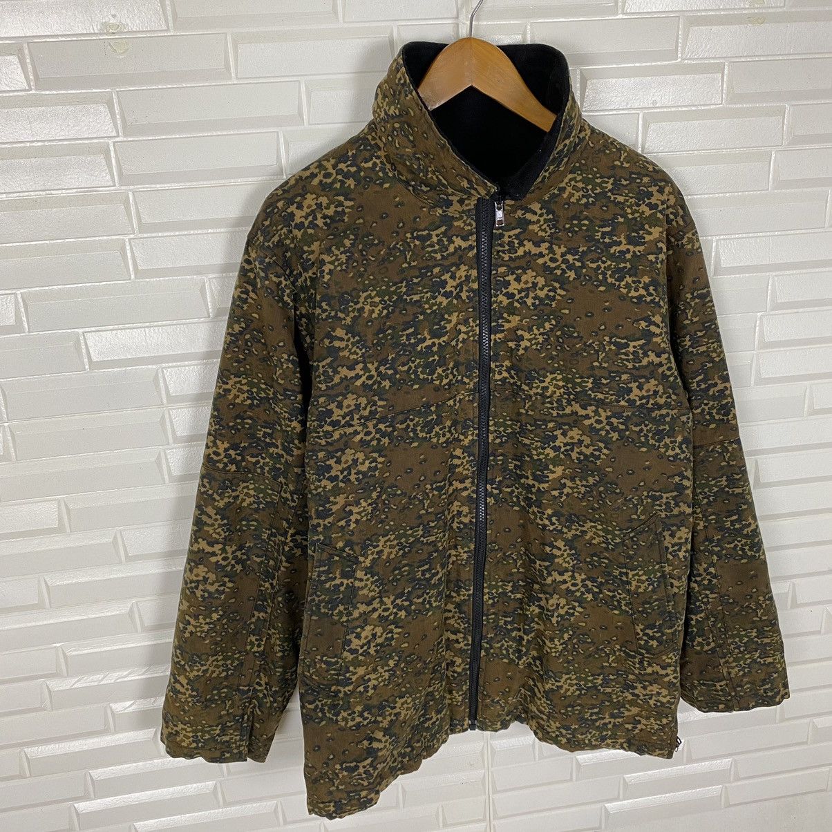 A.P.C. 💥RARE!! A.P.C CAMO CHIP MILITARY STYLE WAX JACKET Size US M / EU 48-50 / 2 - 4 Thumbnail