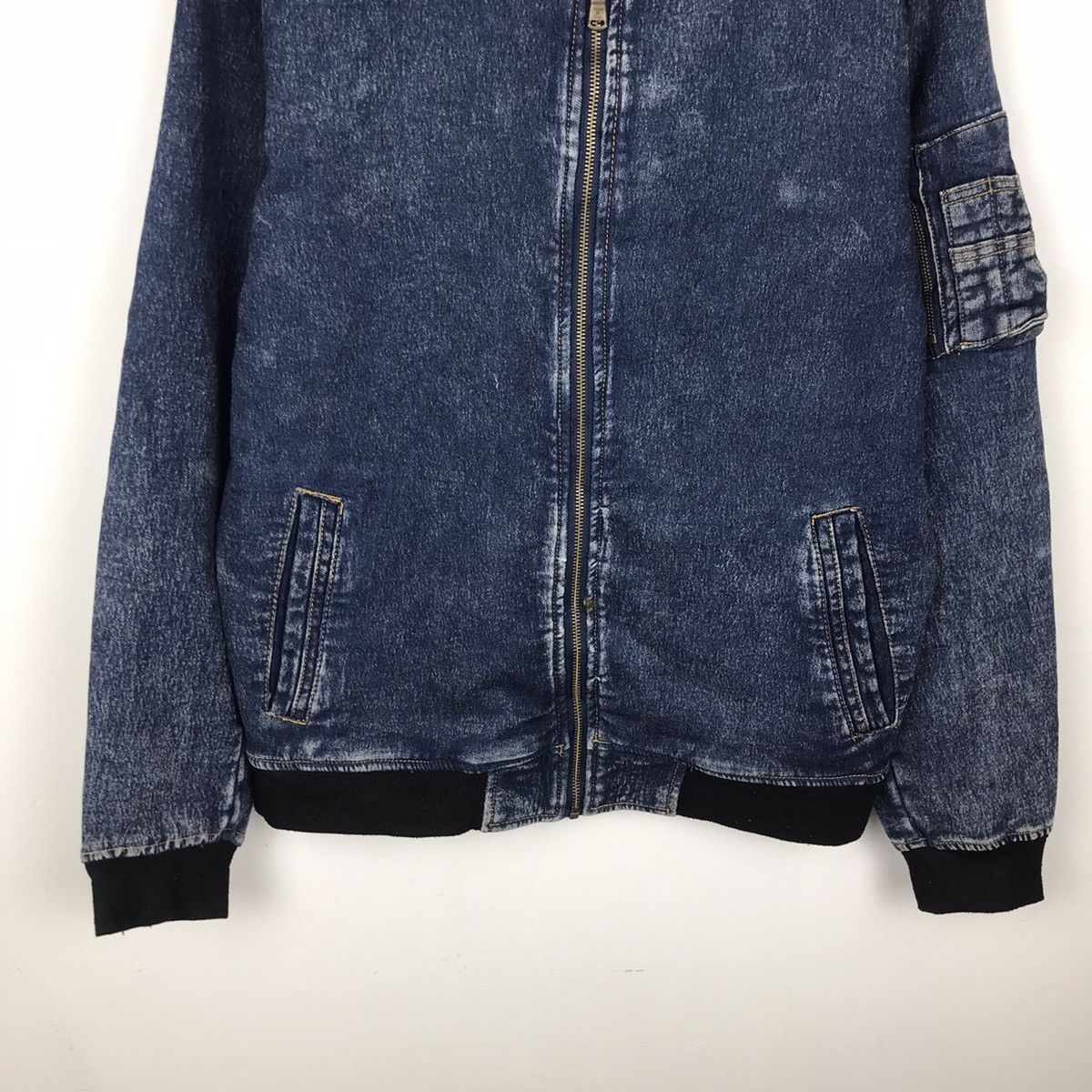 Japanese Bomber Growth by Grail Denim Jacket