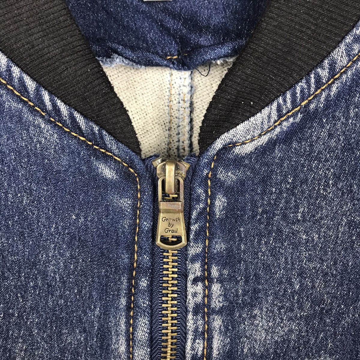 Japanese Bomber Growth by Grail Denim Jacket