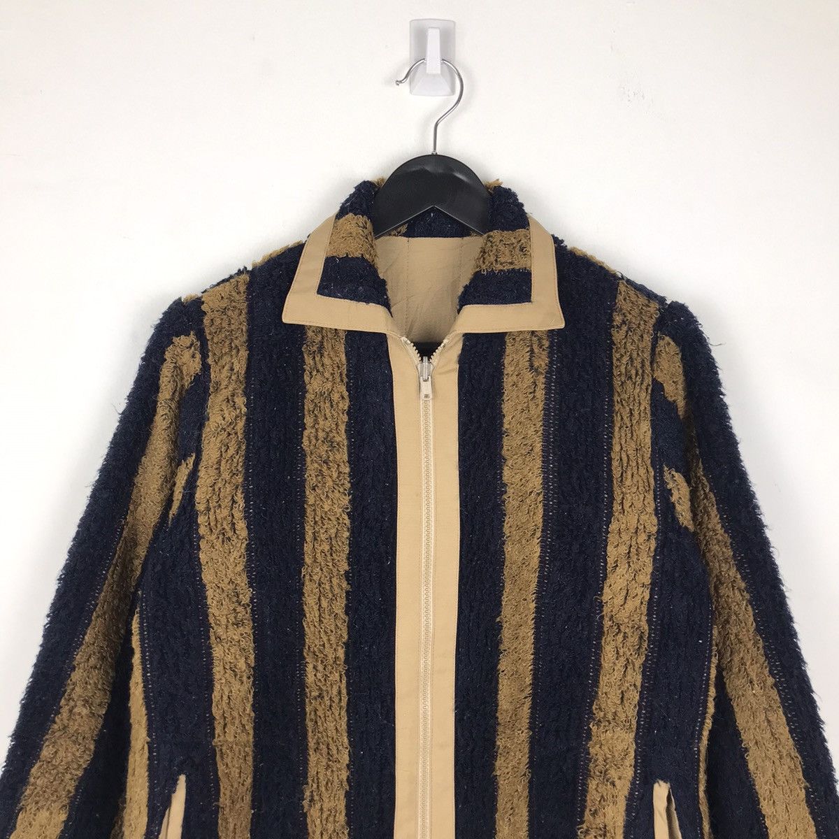 Designer × Japanese Brand × Vintage Vintage Japanese Reversible Parienne Stripe Jacket Size S / US 4 / IT 40 - 2 Thumbnail