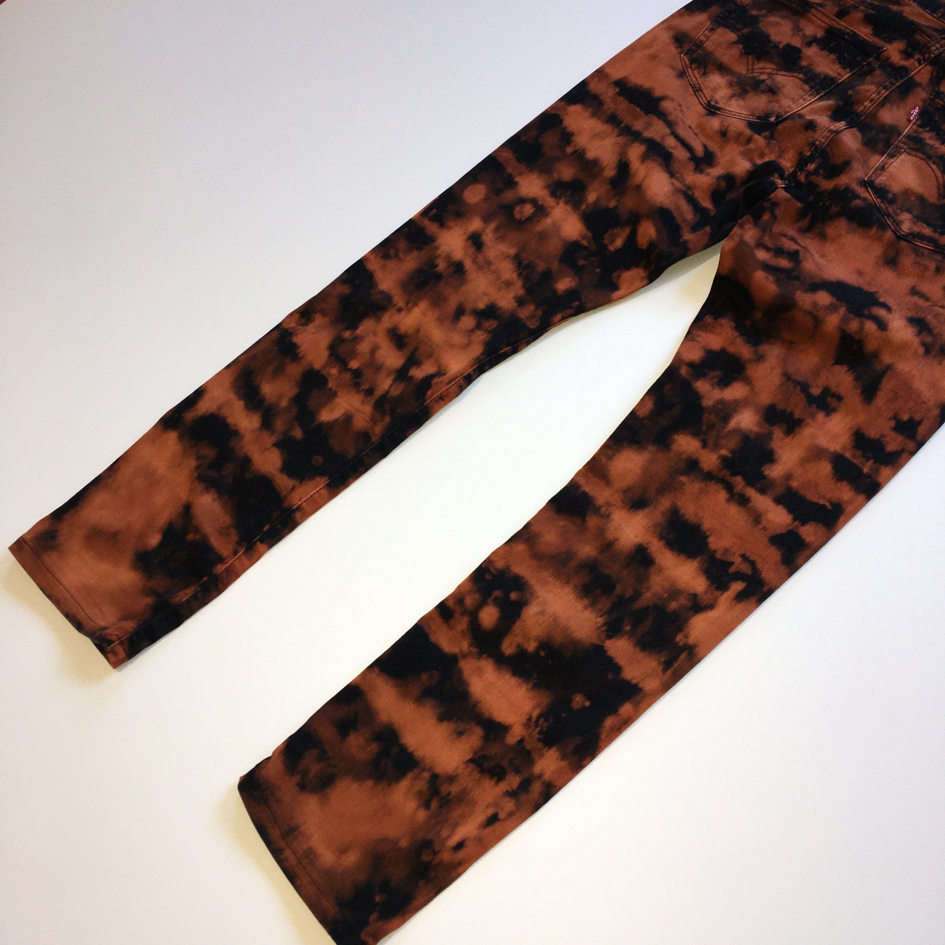 Levi's 510 Custom Bleach Dye Acid Wash Slim Fit Jeans Size 32x34 Size US 32 / EU 48 - 6 Thumbnail