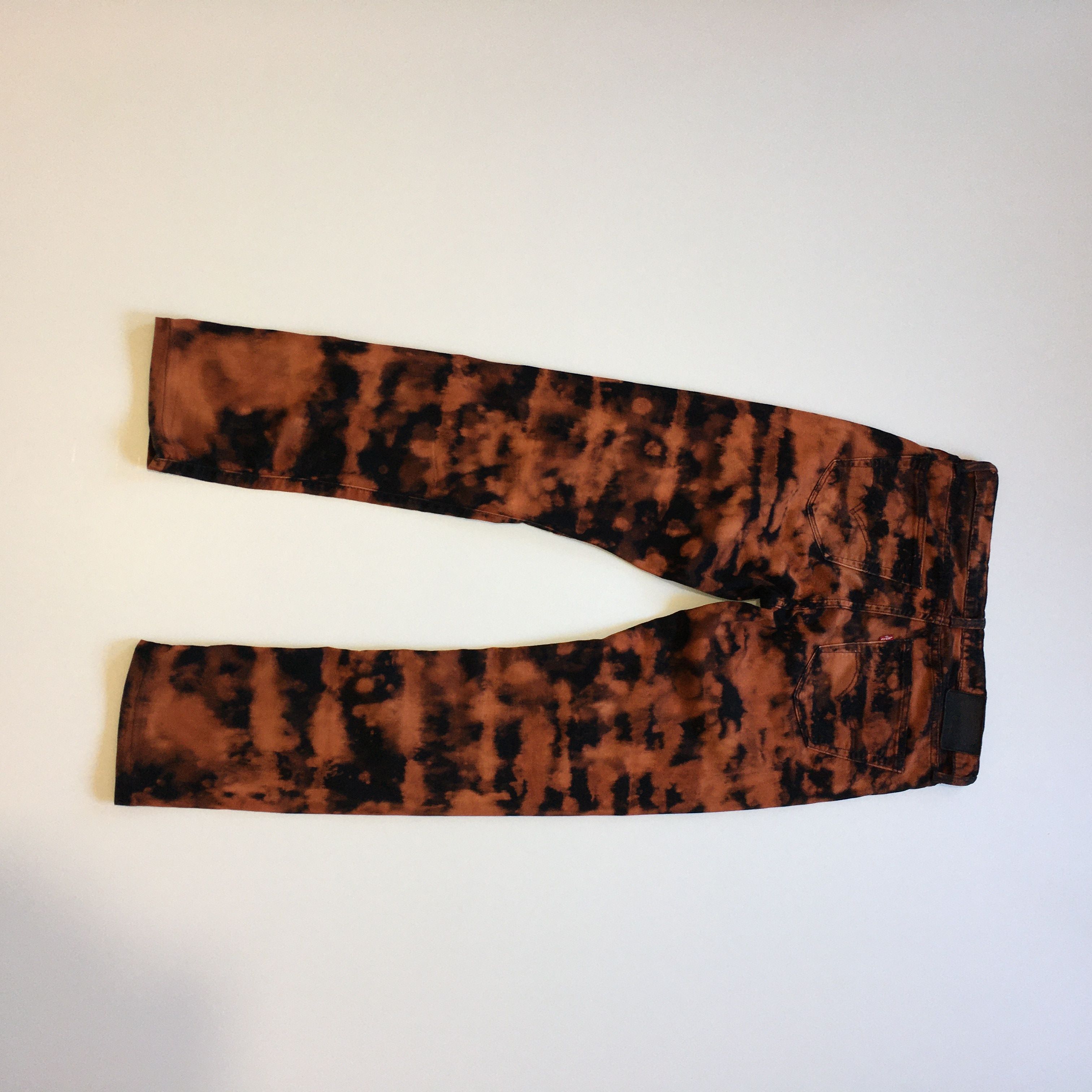 Levi's 510 Custom Bleach Dye Acid Wash Slim Fit Jeans Size 32x34 Size US 32 / EU 48 - 1 Thumbnail