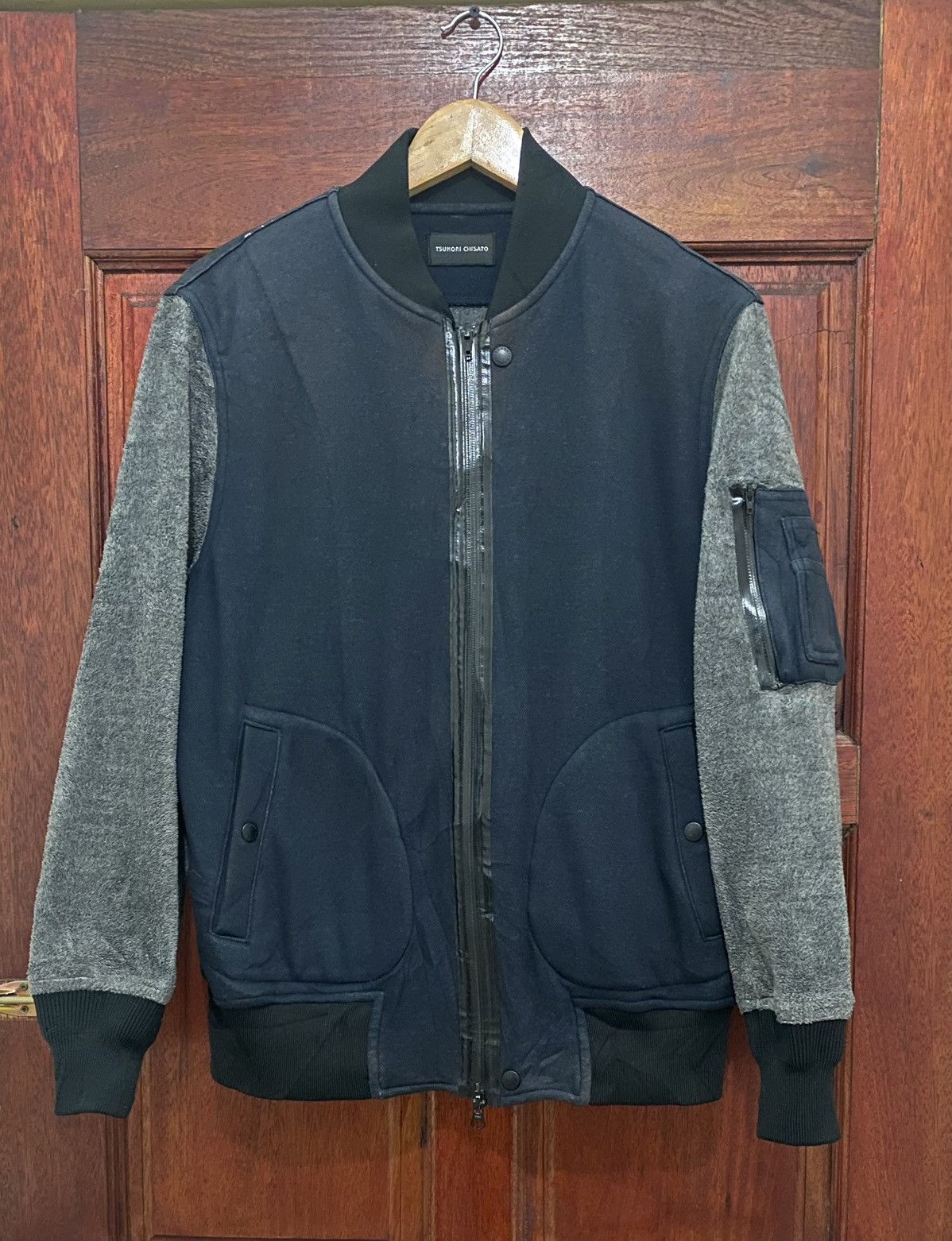 Issey Miyake × Tsumori Chisato Tsumori Chisato Bomber Jacket Sleeve Fleece Size US S / EU 44-46 / 1 - 3 Thumbnail