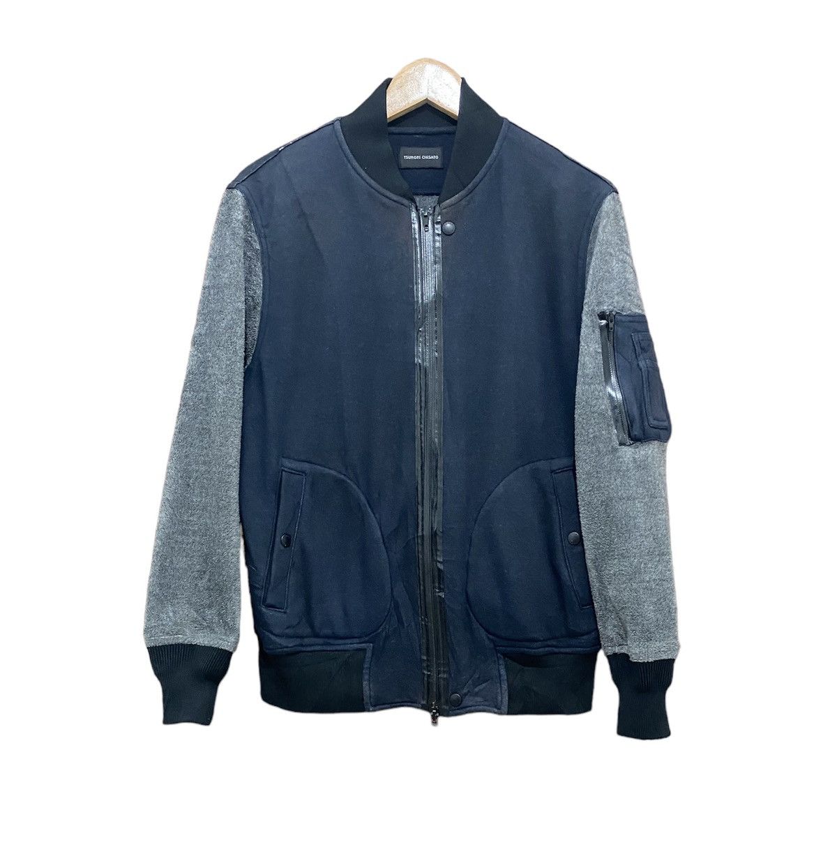 Issey Miyake × Tsumori Chisato Tsumori Chisato Bomber Jacket Sleeve Fleece Size US S / EU 44-46 / 1 - 1 Thumbnail