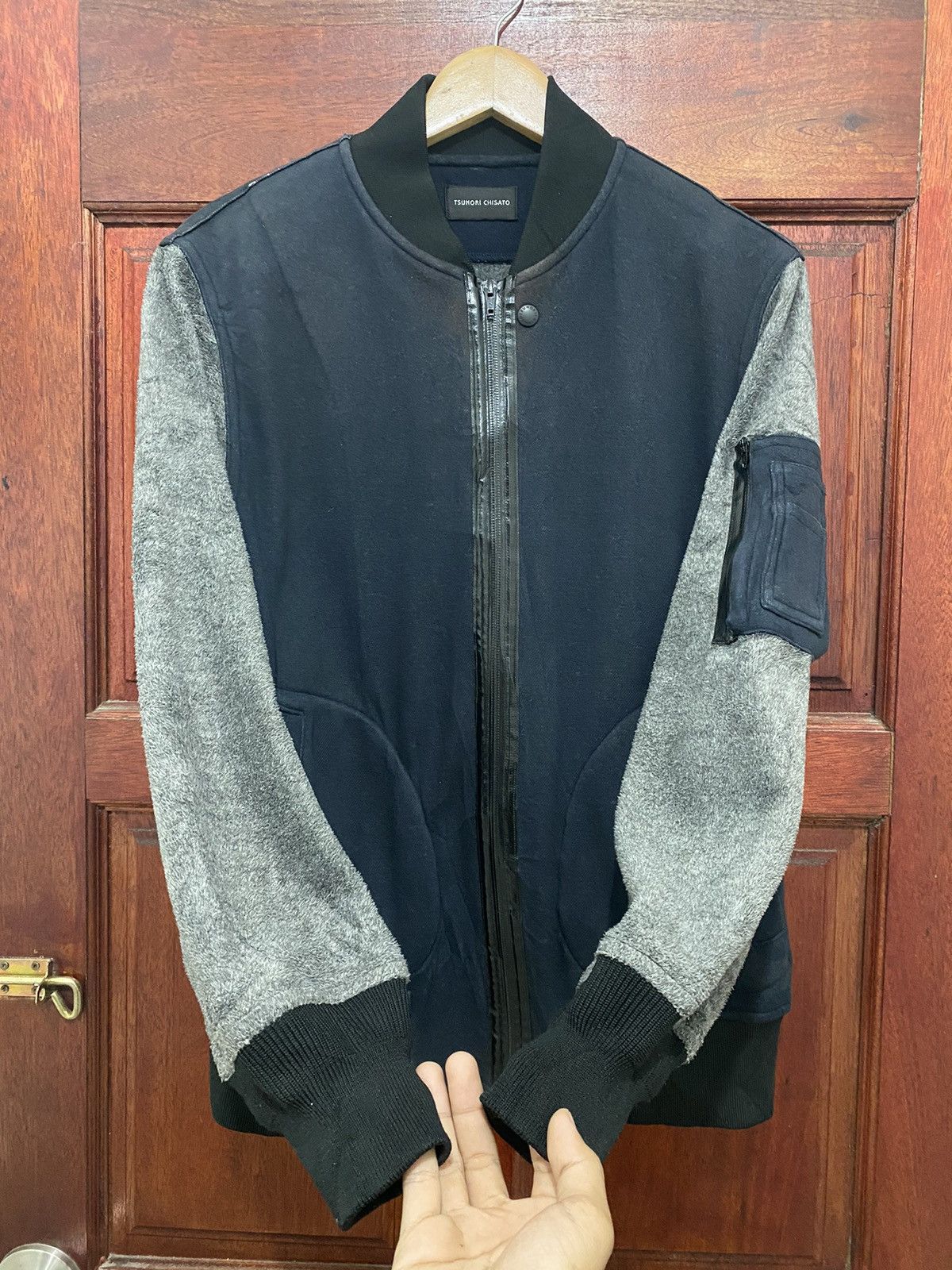 Issey Miyake × Tsumori Chisato Tsumori Chisato Bomber Jacket Sleeve Fleece Size US S / EU 44-46 / 1 - 6 Thumbnail