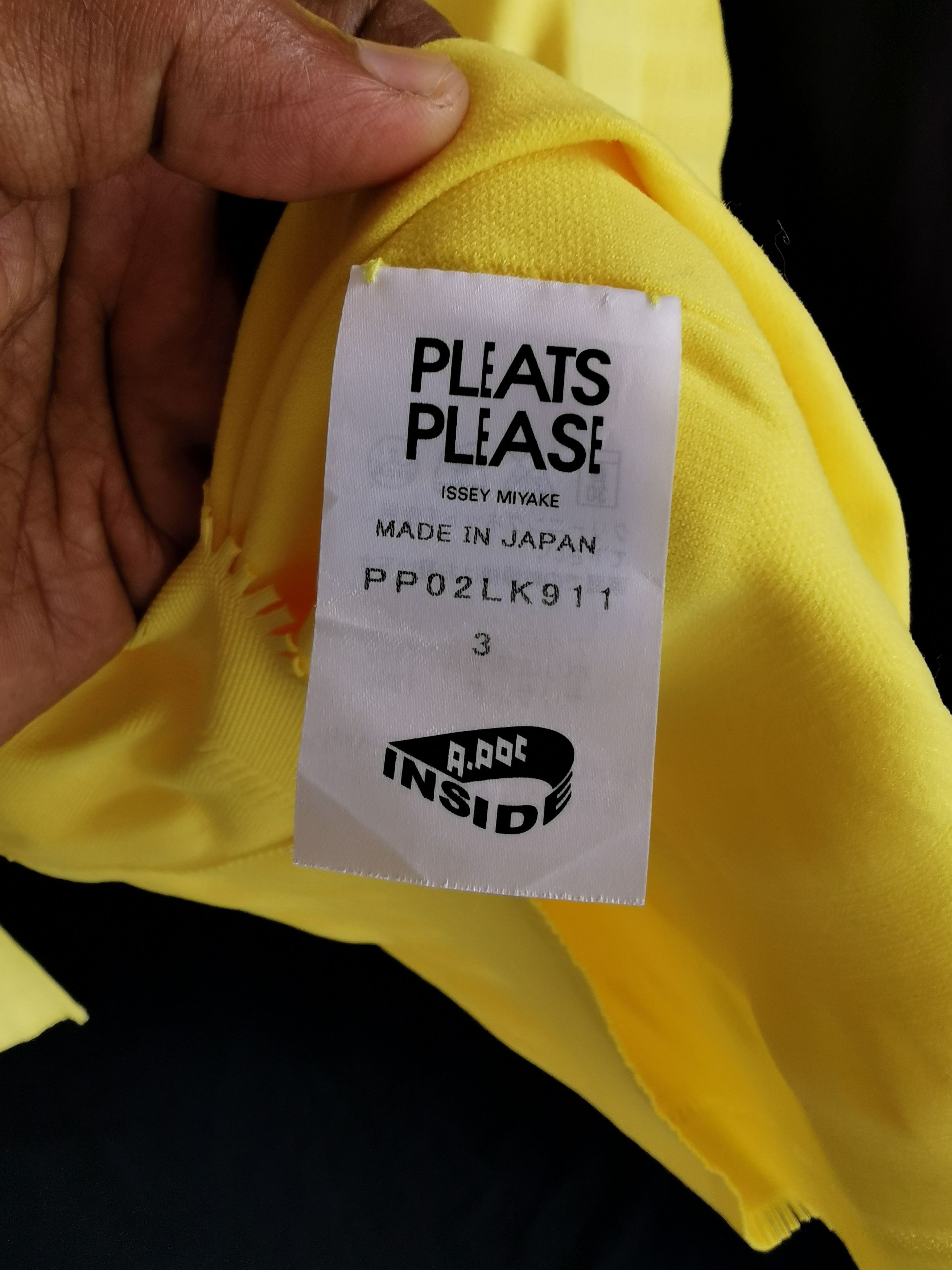 Issey Miyake Pleats Please A-Pac Inside by Issey Miyake Yellow Size US S / EU 44-46 / 1 - 4 Thumbnail