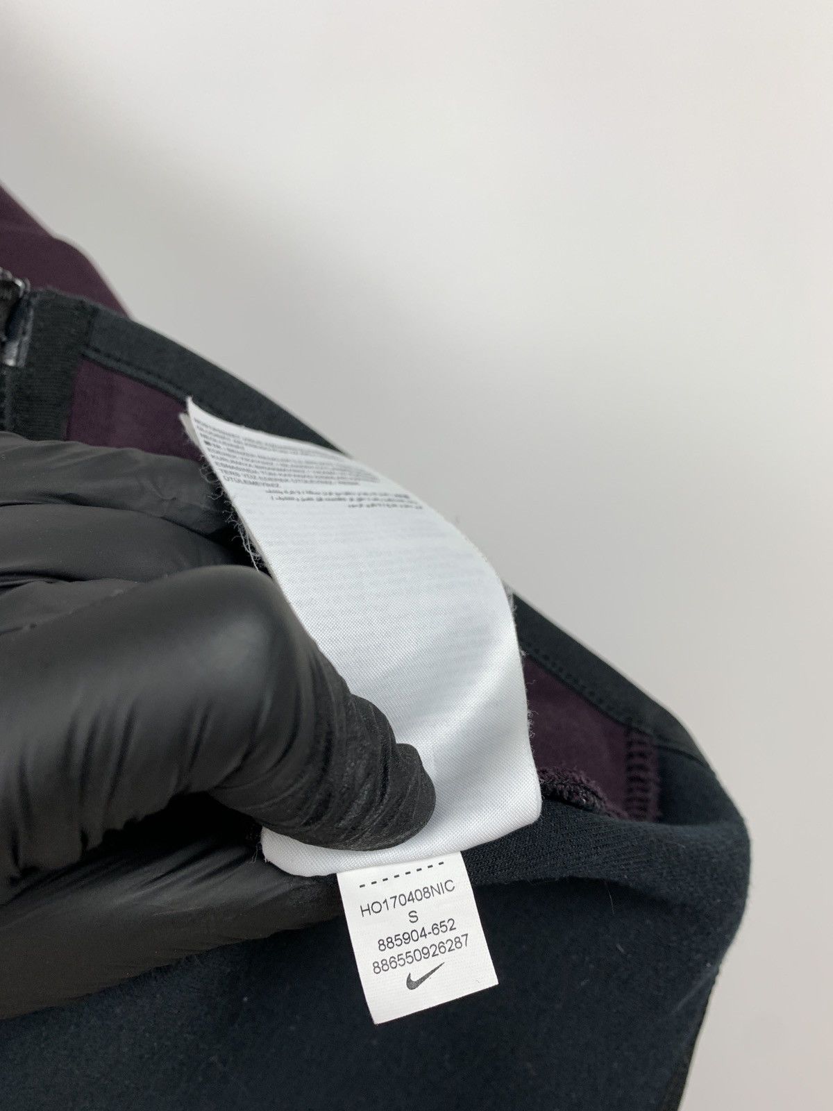 Nike Nike Tech Fleece Black/Burgundy Zip Up Hoodie Size US S / EU 44-46 / 1 - 16 Thumbnail