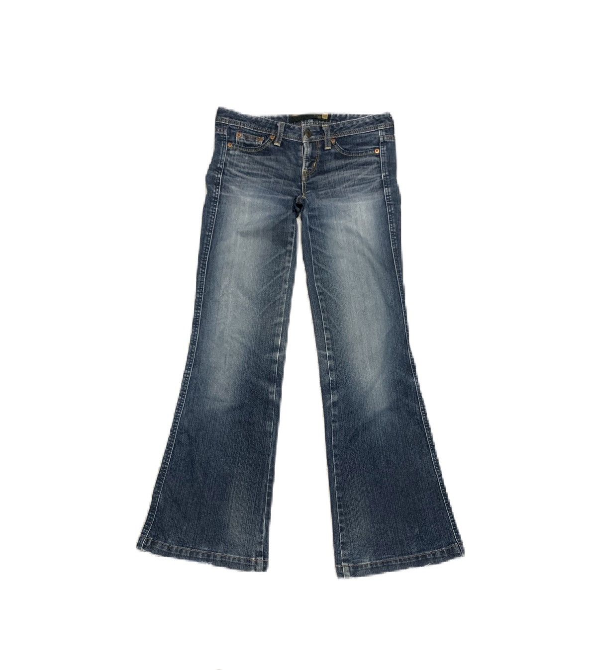 Image of Archival Clothing x Vintage Gap Flare Bootcut Jeans in Blue Denim, Women's (Size 30)