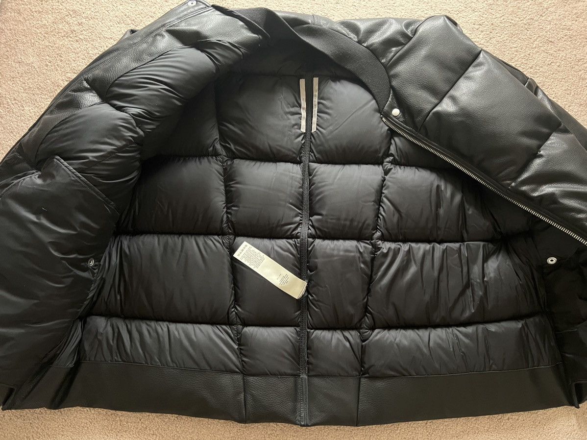 Rick Owens Rick Owens Flight Leather Down Jacket Medium Size US M / EU 48-50 / 2 - 7 Thumbnail