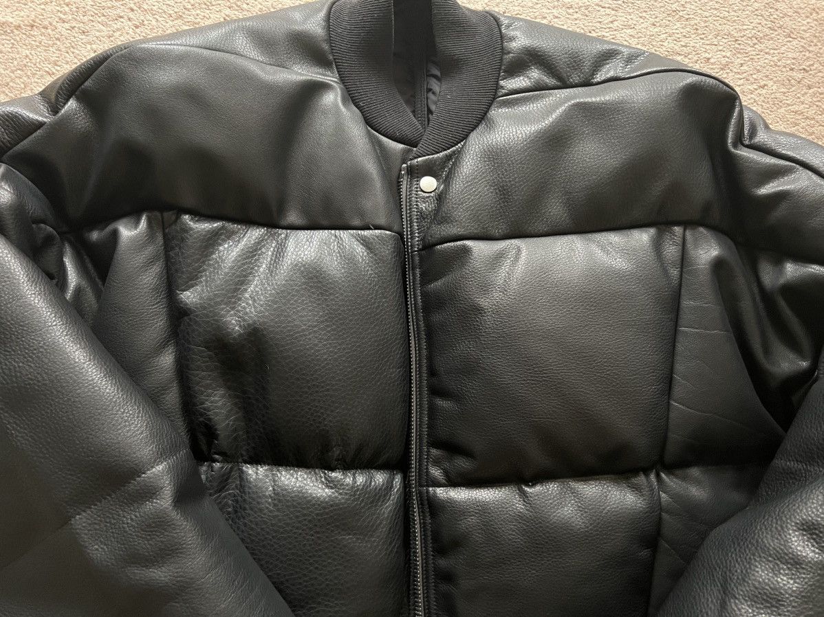 Rick Owens Rick Owens Flight Leather Down Jacket Medium Size US M / EU 48-50 / 2 - 2 Thumbnail