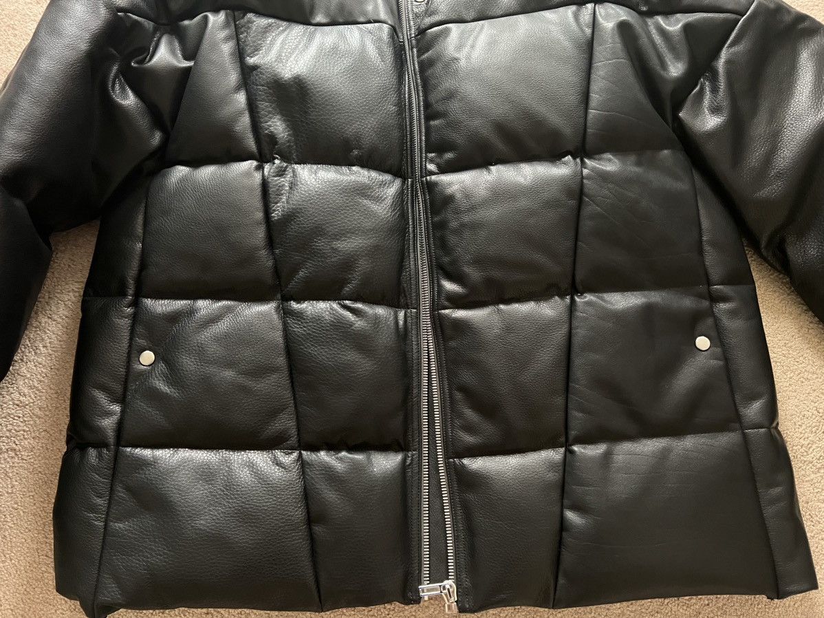 Rick Owens Rick Owens Flight Leather Down Jacket Medium Size US M / EU 48-50 / 2 - 3 Thumbnail