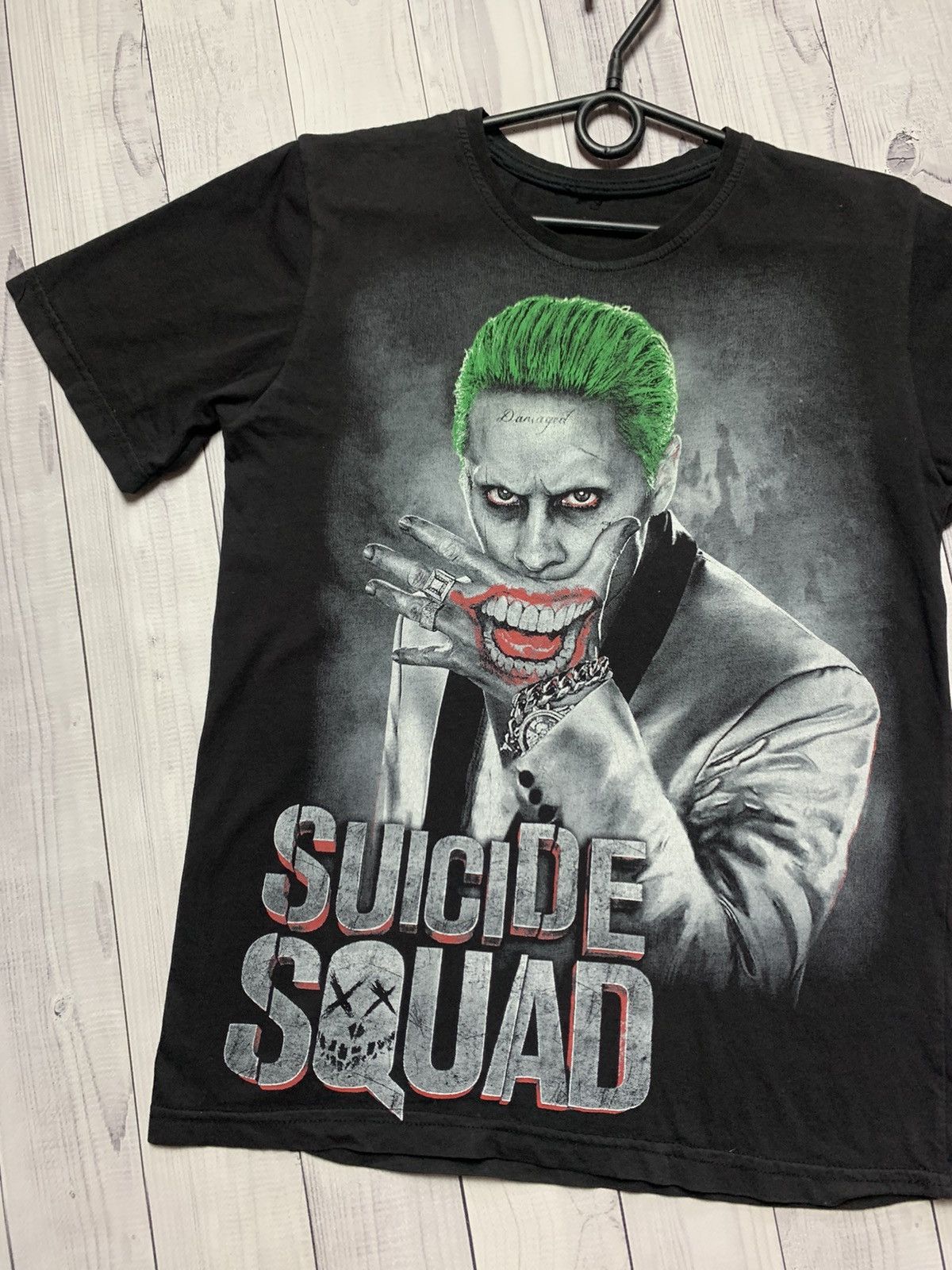 Vintage Vintage Tee joker big logo suicide squad rare size S Size US S / EU 44-46 / 1 - 2 Thumbnail