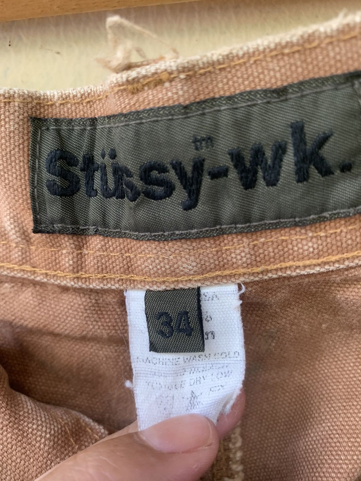 Stussy Vintage 90s Stussy Carpenter Pant Size US 34 / EU 50 - 3 Thumbnail