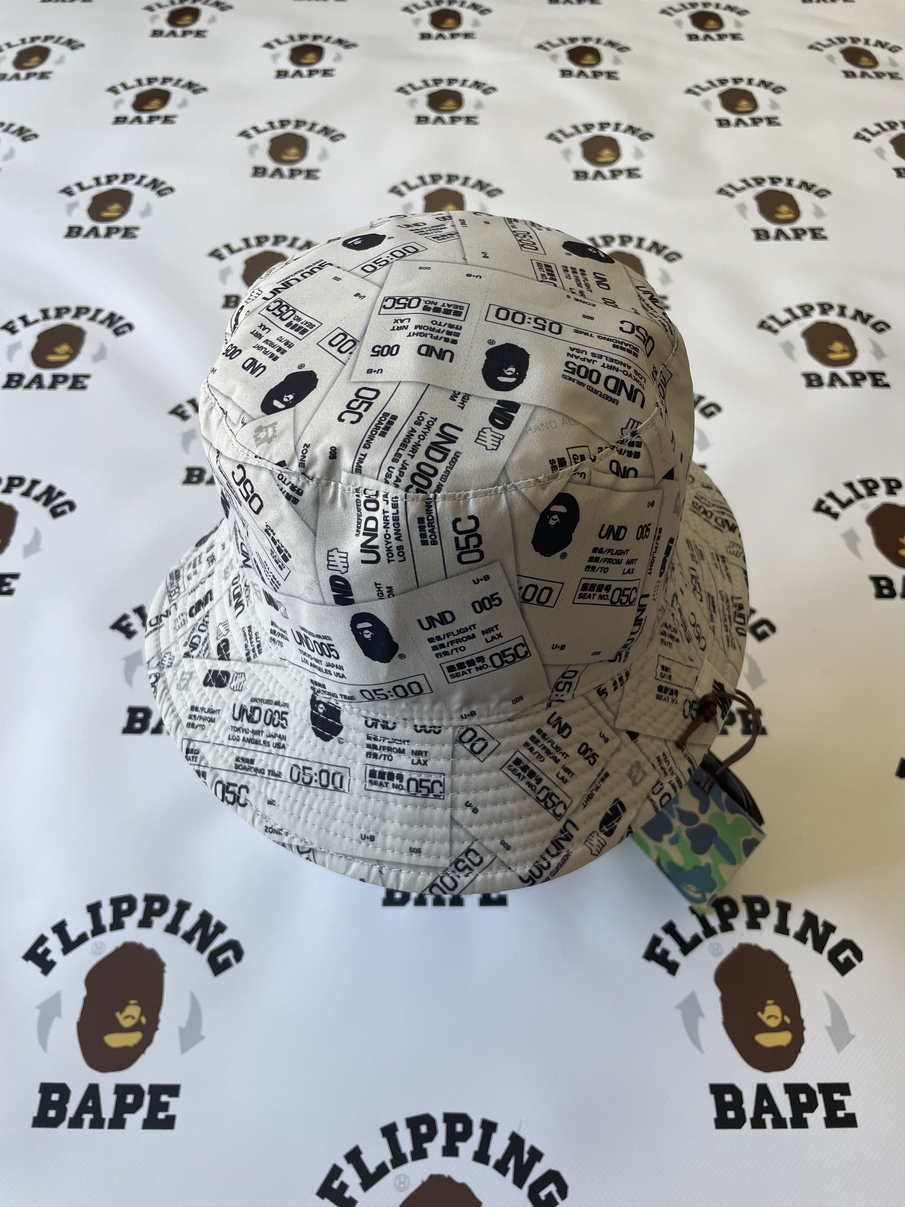 BAPE X UNDFTD BUCKET HAT (REVERSIBLE) M