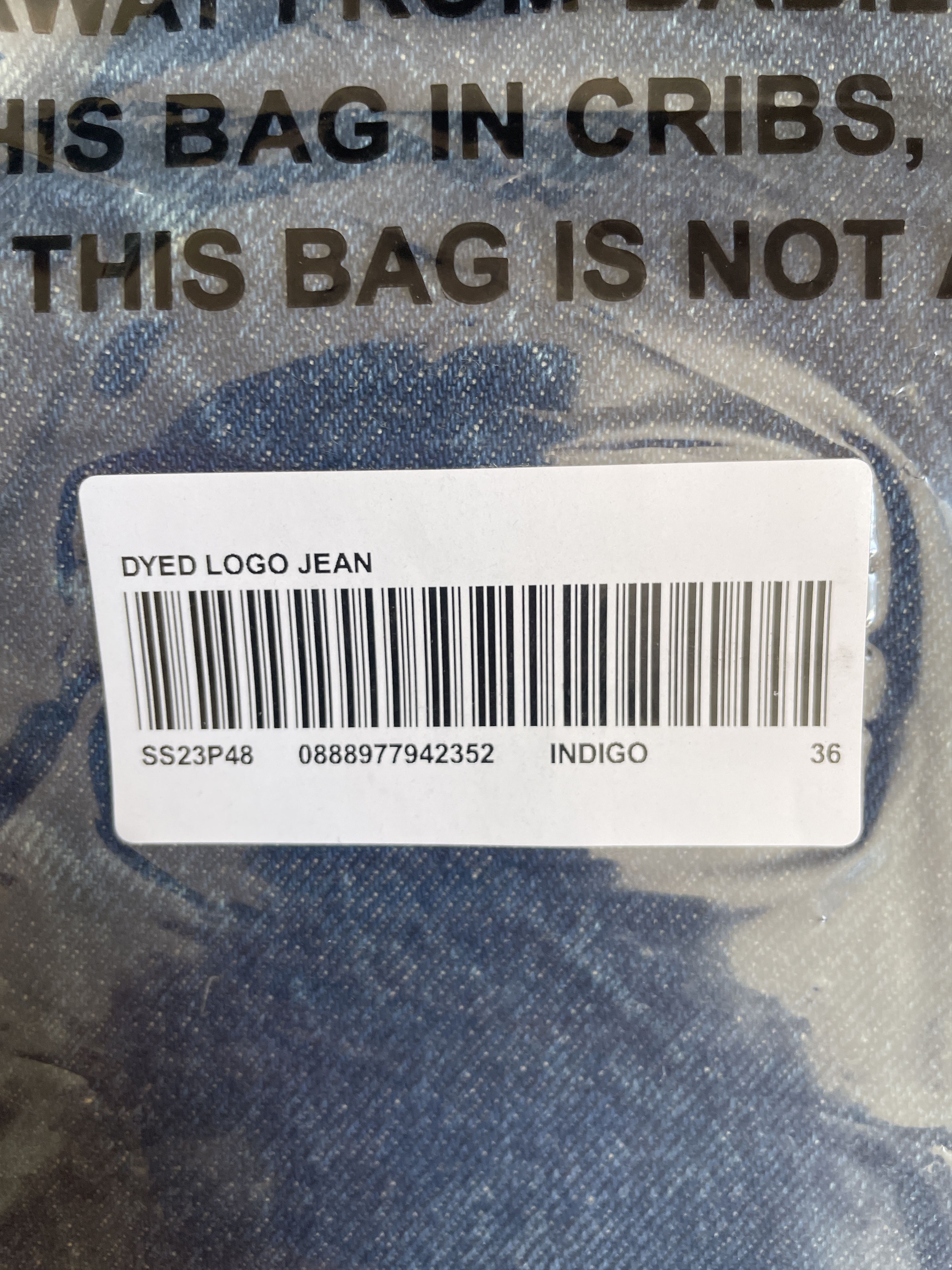 Supreme Supreme Shibori Jean Rigid Indigo Size 36 Denim NEW SS23 Size US 36 / EU 52 - 11 Thumbnail
