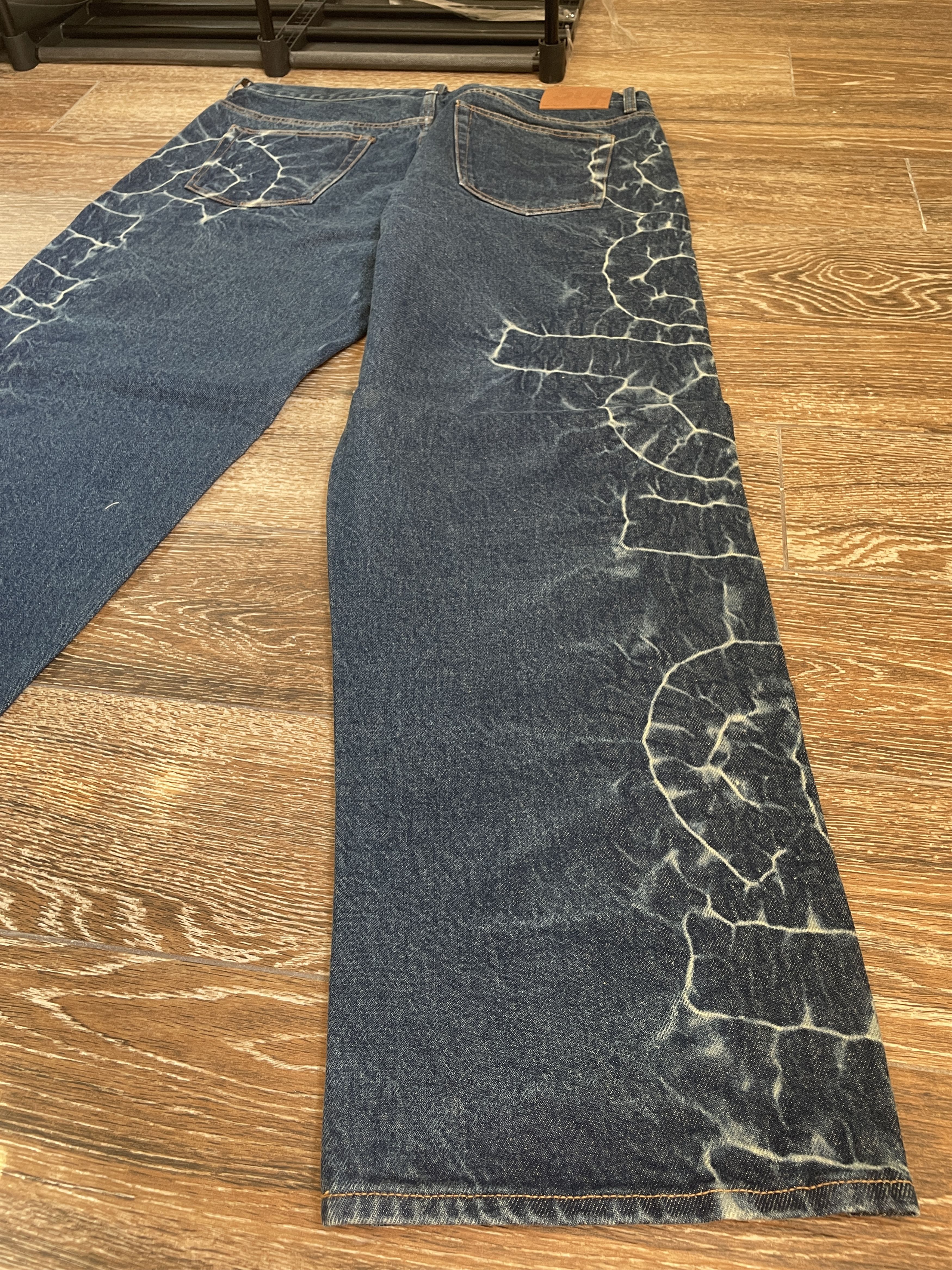 Supreme Supreme Shibori Jean Rigid Indigo Size 36 Denim NEW SS23 Size US 36 / EU 52 - 3 Thumbnail