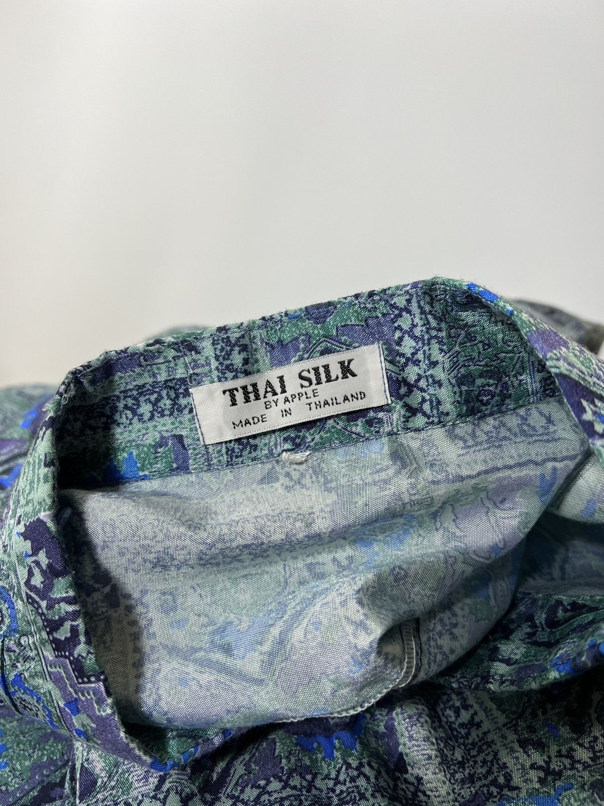 Vintage Vintage 90’s Crazy Shirt Thai silk Size US L / EU 52-54 / 3 - 3 Thumbnail