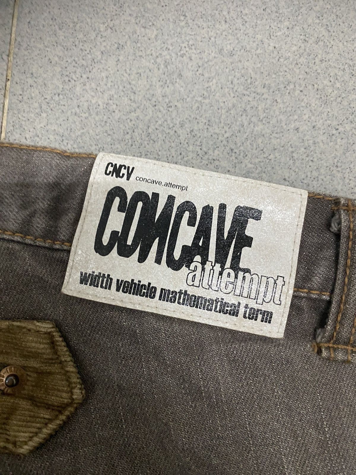 Japanese Brand × Vintage Vintage CNCV Concave Attempt Japanese Denim Jeans Size US 31 - 5 Thumbnail