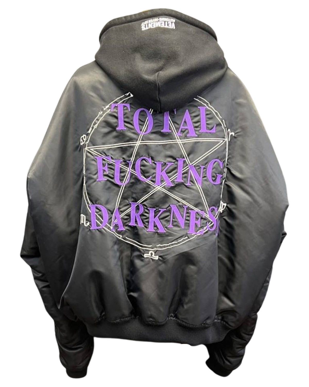 image of Homme Vetements Aw16 Tfd Bomber in Black, Men's (Size Small)