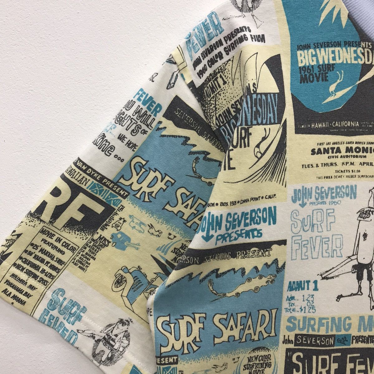 Rare!! Vintage Sunsurf By John Severson Fullprint Tee