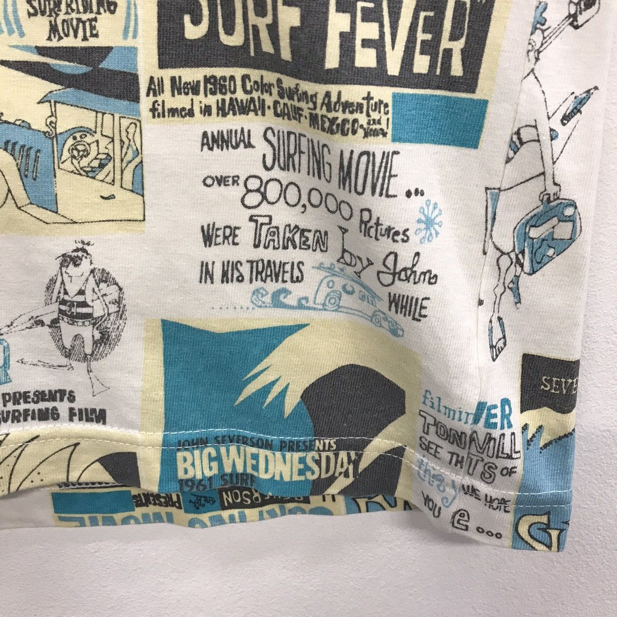 Rare!! Vintage Sunsurf By John Severson Fullprint Tee