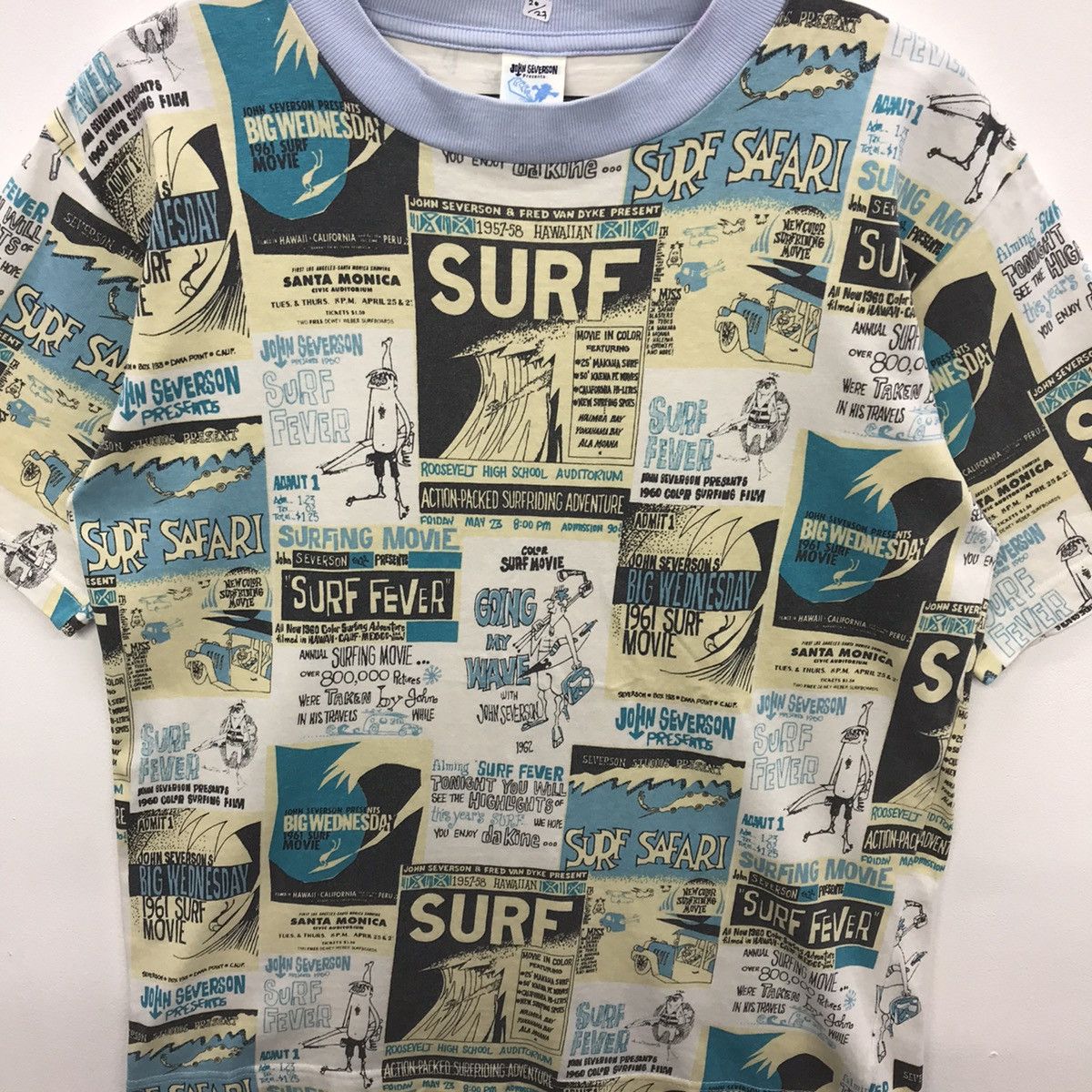 Rare!! Vintage Sunsurf By John Severson Fullprint Tee