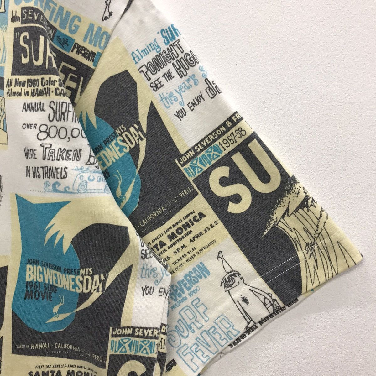 Rare!! Vintage Sunsurf By John Severson Fullprint Tee