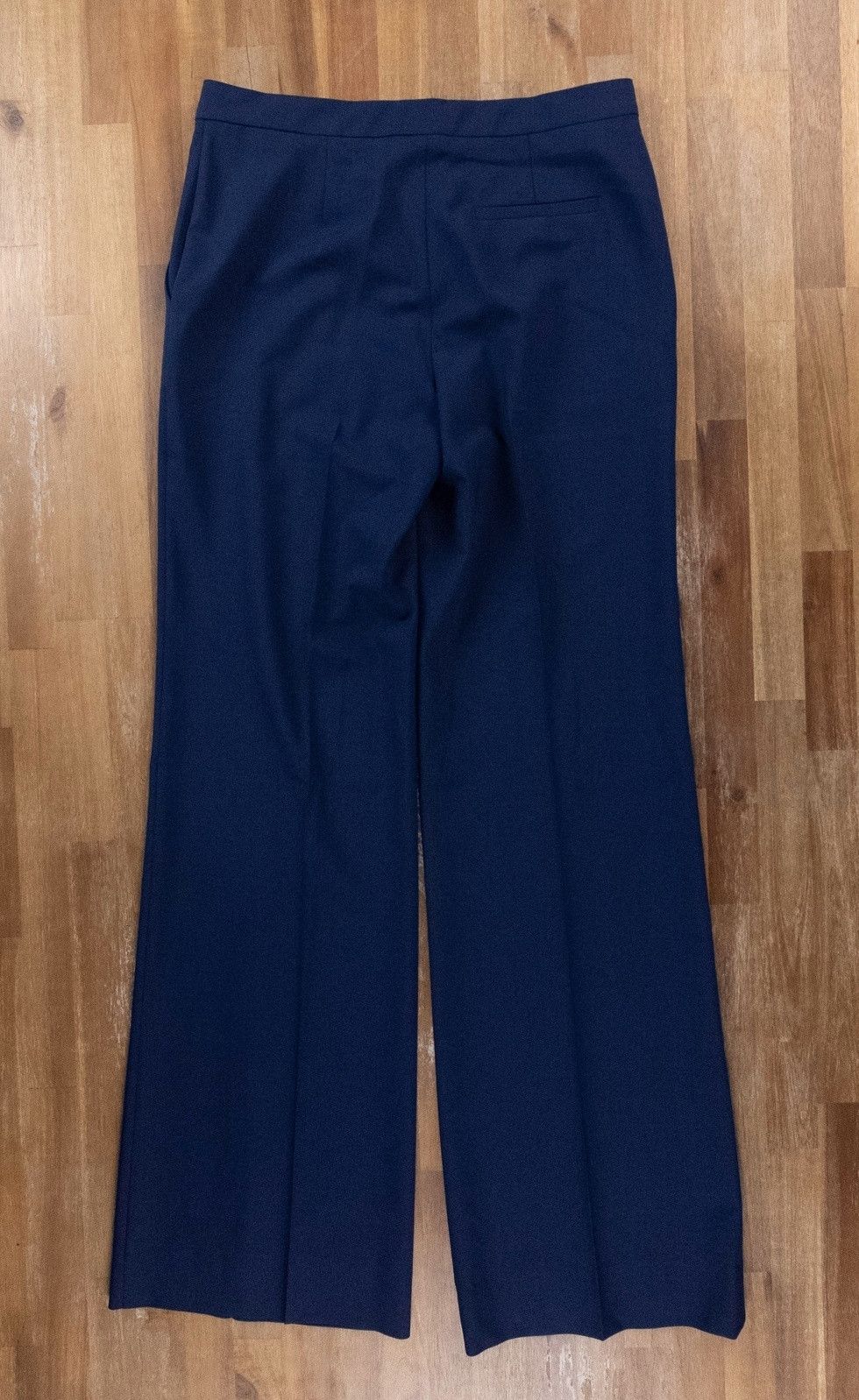 Diane von Furstenberg DIANE VON FURSTENBERG Katara blue wool flare pants trousers Size 27" / US 4 / IT 40 - 10 Thumbnail