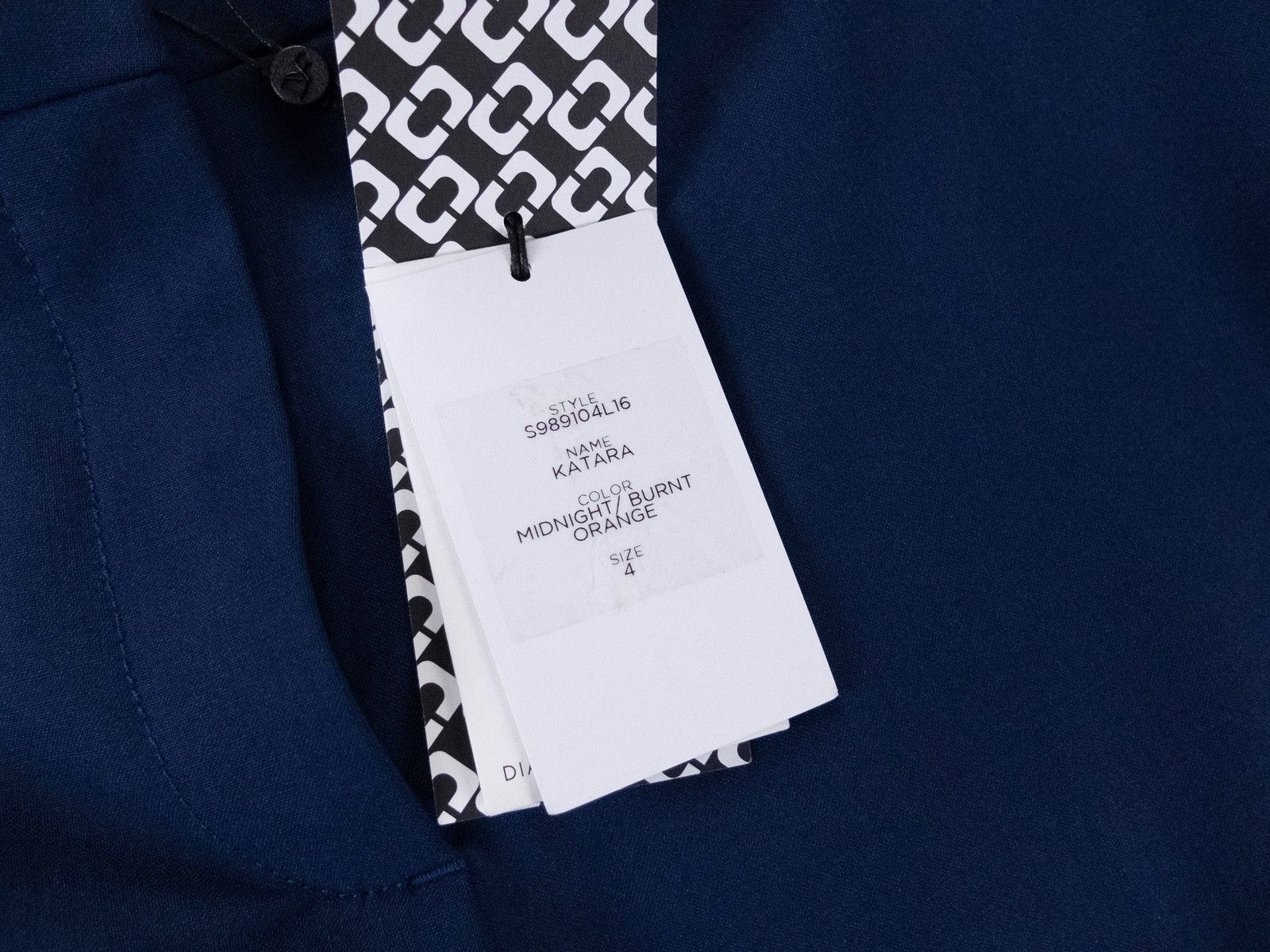 Diane von Furstenberg DIANE VON FURSTENBERG Katara blue wool flare pants trousers Size 27" / US 4 / IT 40 - 5 Thumbnail