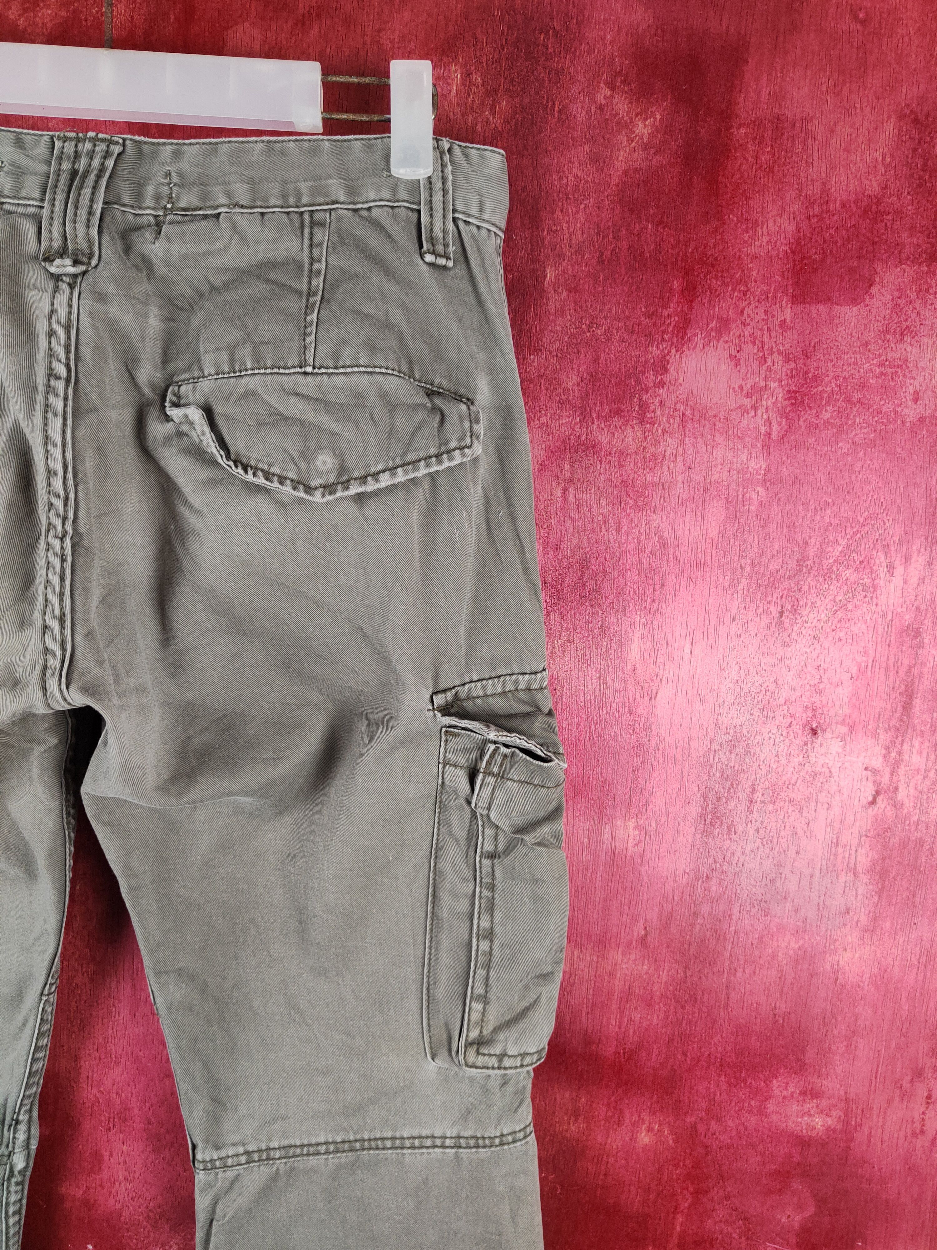 Japanese Brand Japan vintage Gray Multi Pocket Tactical Cargo Pants #S727 Size US 30 / EU 46 - 10 Thumbnail