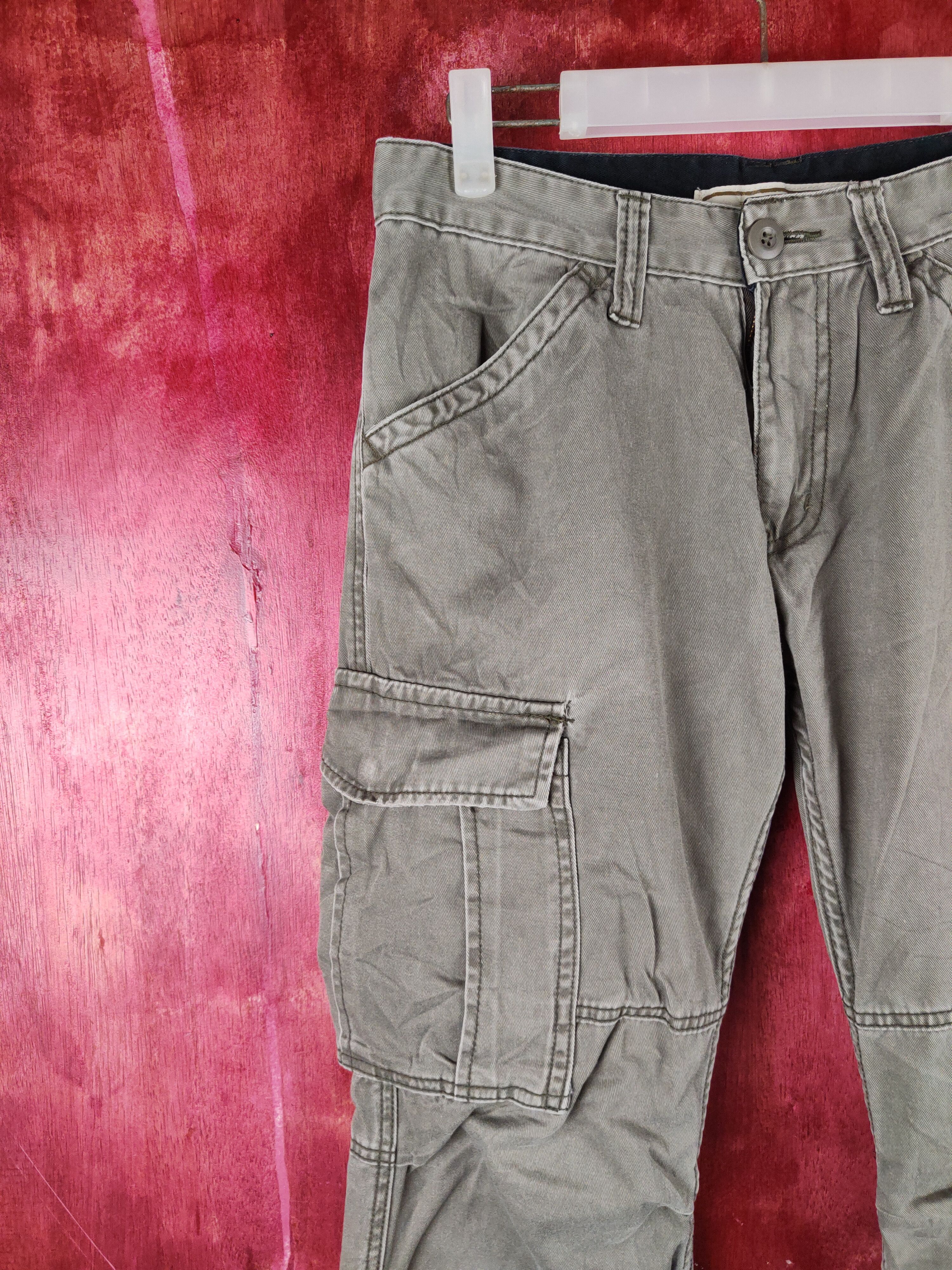 Japanese Brand Japan vintage Gray Multi Pocket Tactical Cargo Pants #S727 Size US 30 / EU 46 - 3 Thumbnail