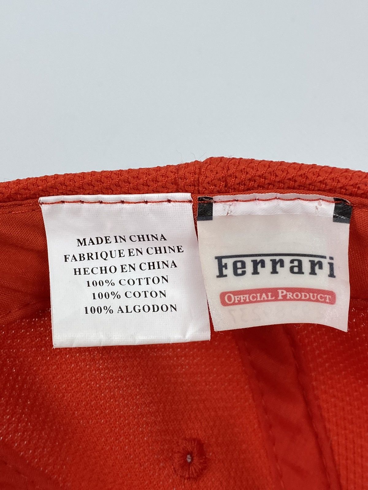 Ferrari 🔥LASTDROP🔥#38 00s Gear Red Vintage Authentic Visor Cap Size ONE SIZE - 11 Thumbnail