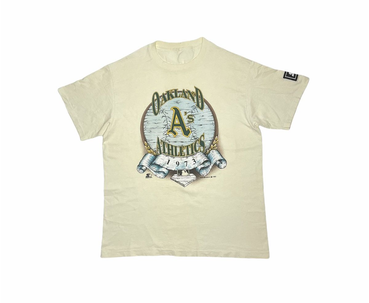 MLB × Starter × Vintage vintage starter tshirt A's baseball tshirt mlb tshirt Size US XL / EU 56 / 4 - 1 Thumbnail