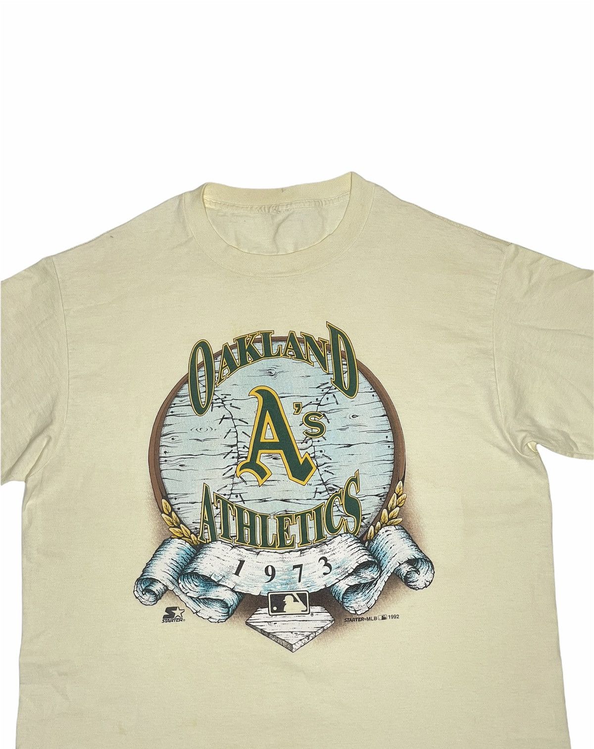 MLB × Starter × Vintage vintage starter tshirt A's baseball tshirt mlb tshirt Size US XL / EU 56 / 4 - 2 Thumbnail