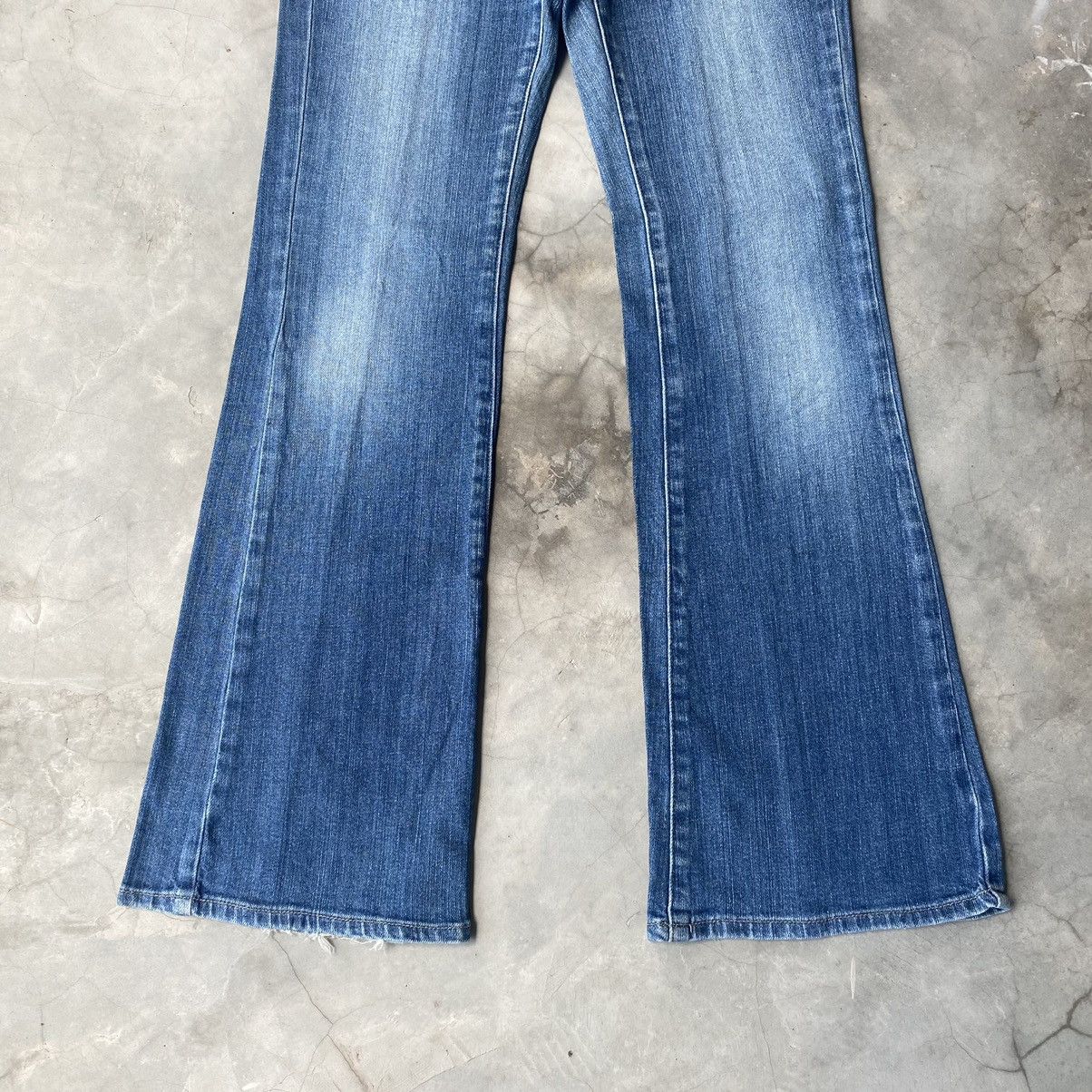 Japanese Brand × Vintage Vintage Japanese denim patchwork flare jeans Size 26" / US 2 / IT 38 - 5 Thumbnail